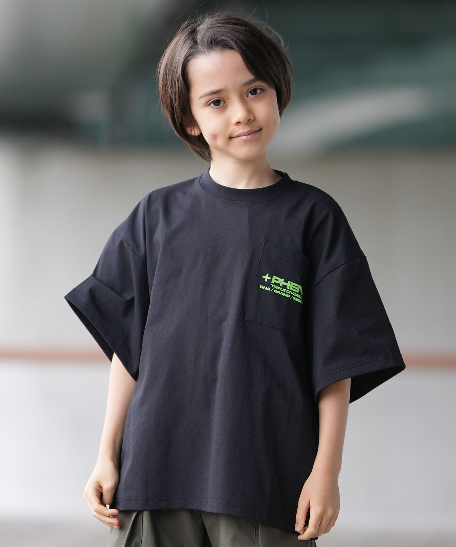 PHENIX フェニックス 半袖 Tシャツ キッズ ジュニア 子供 調温素材