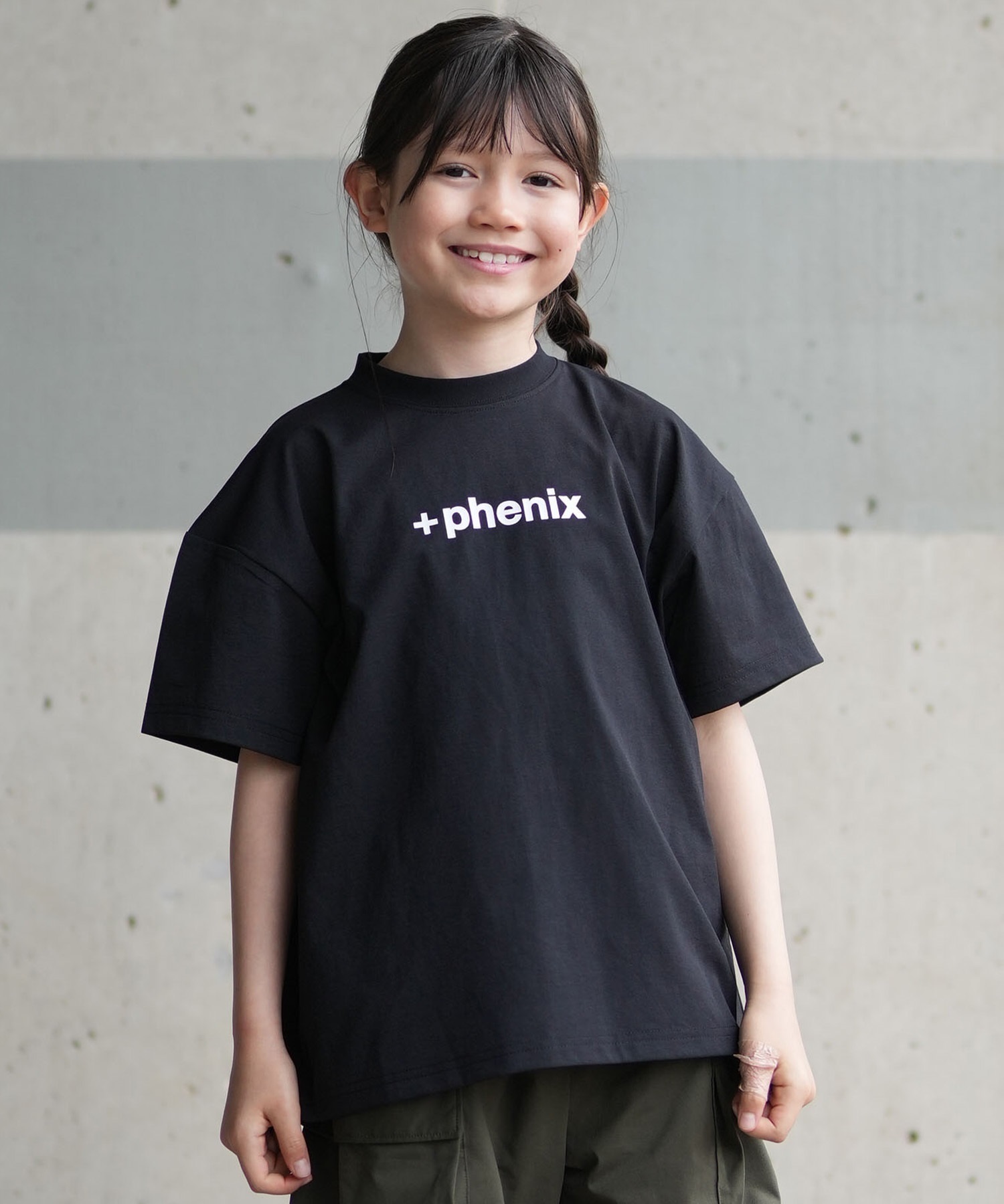 PHENIX フェニックス 半袖 Tシャツ キッズ ジュニア 子供 調温素材