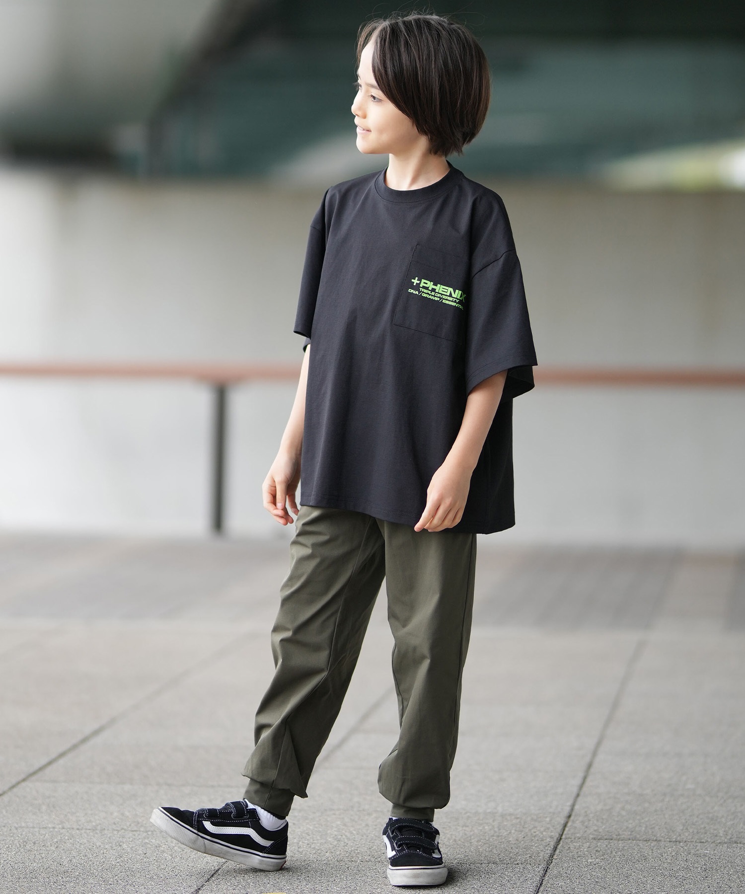 PHENIX フェニックス ロングパンツ キッズ ジュニア 子供 ワンポイント