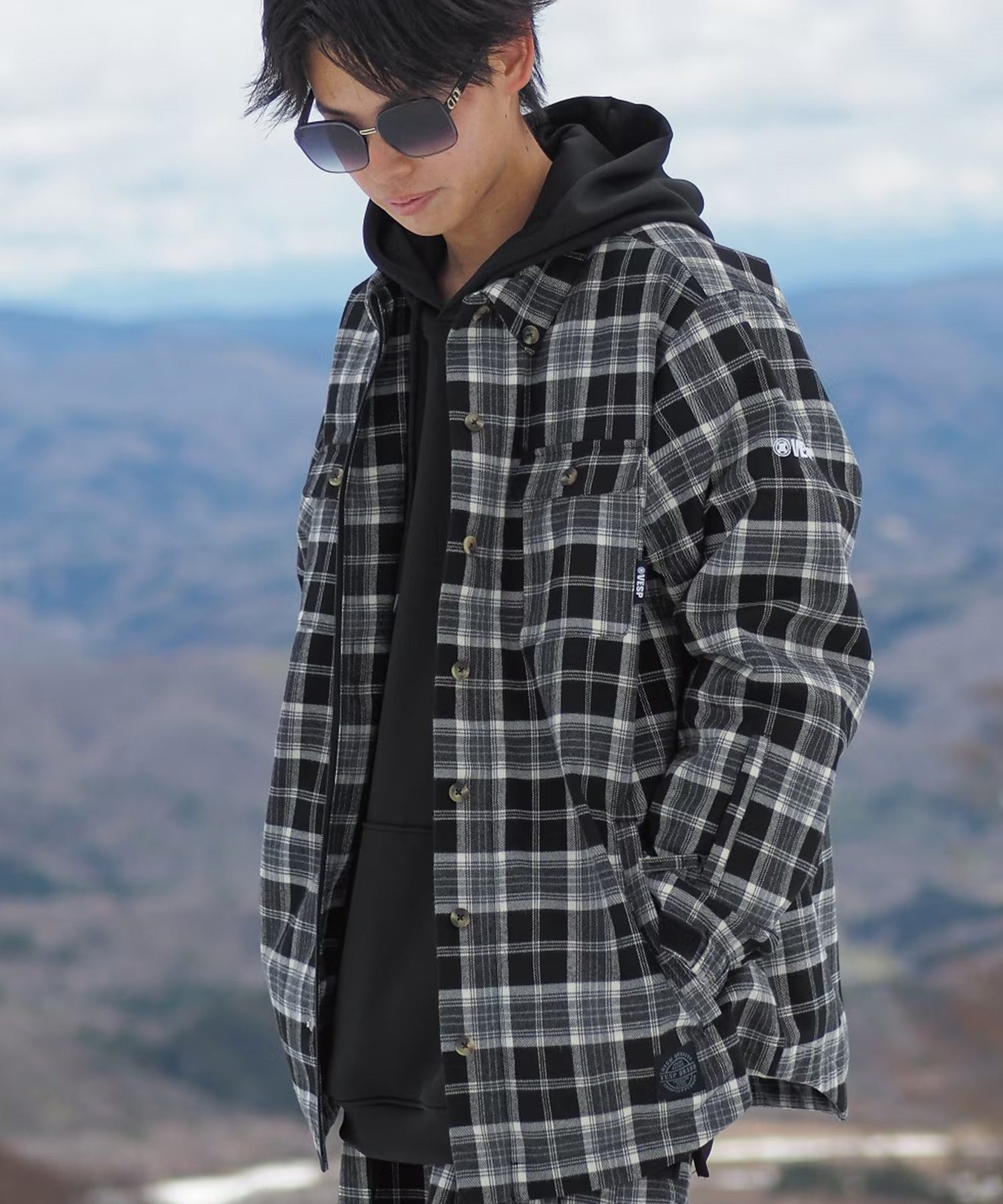 VESP ベスプ チェックシャツジャケット Check Shirts Jacket VPMJ1085
