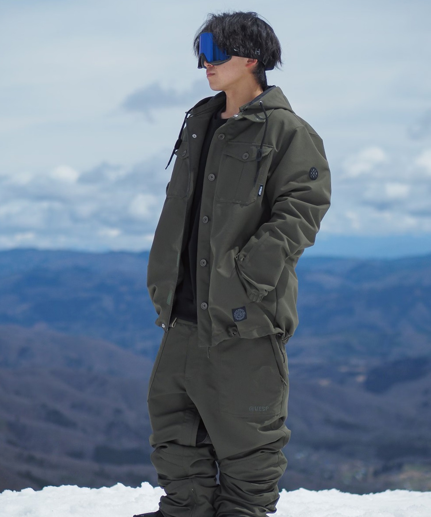 VESPミリタリーシャツジャケット VESP ベスプ 2ウェイ ミリタリーシャツジャケット 2way Military