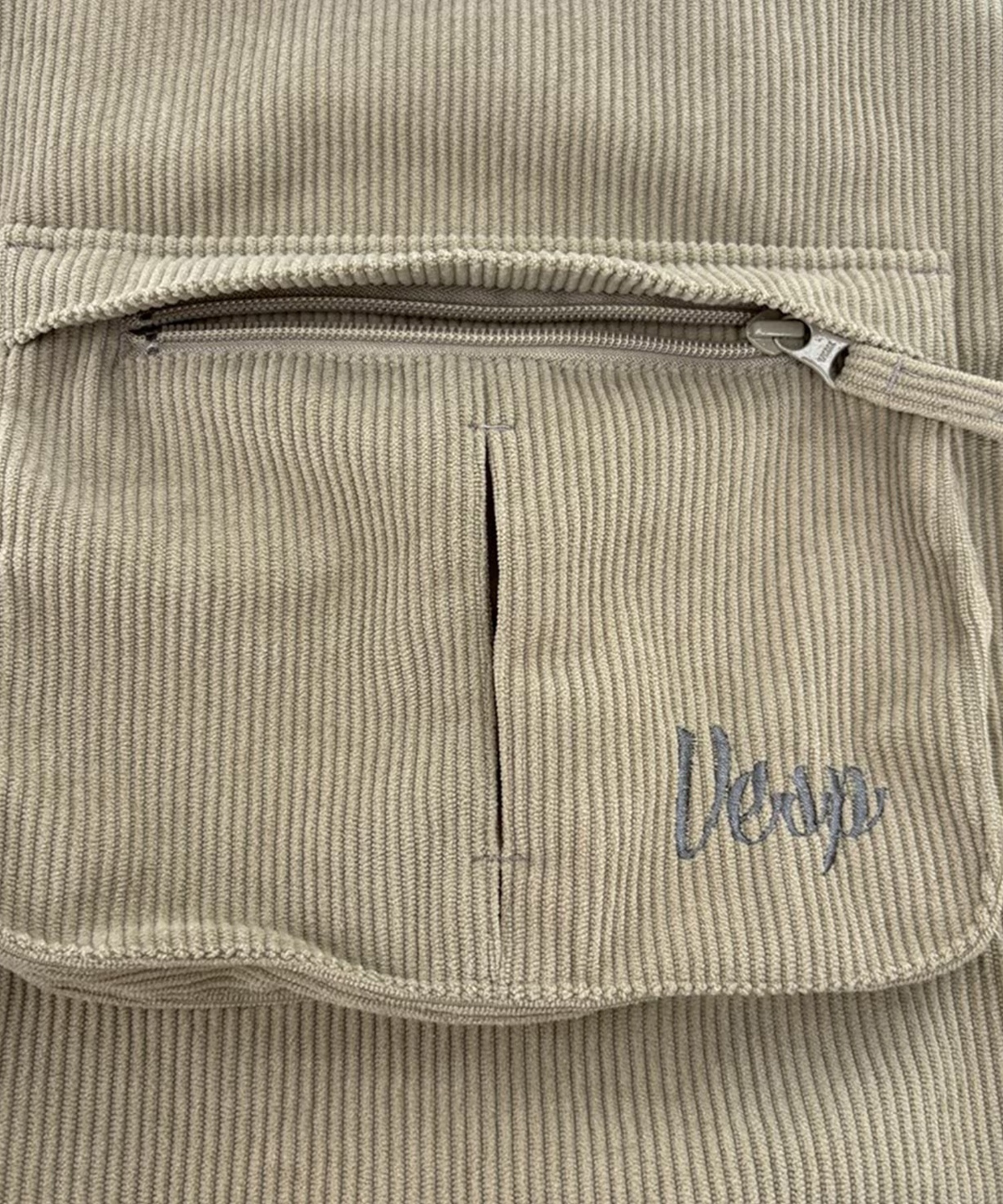 VESP ベスプ コーデュロイワイドジョガービブカーゴパンツ Corduroy