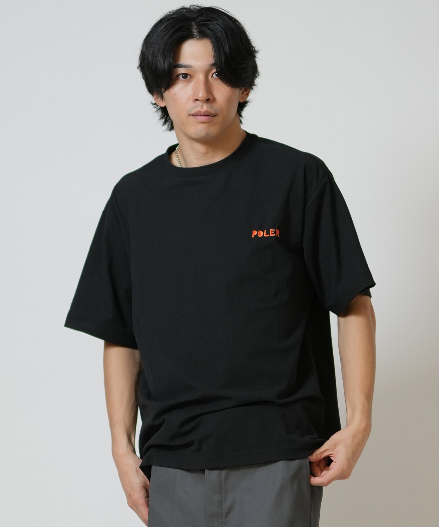 POLER ポーラー 半袖 Tシャツ メンズ UVカット 吸水速乾 耐塩素 SURF