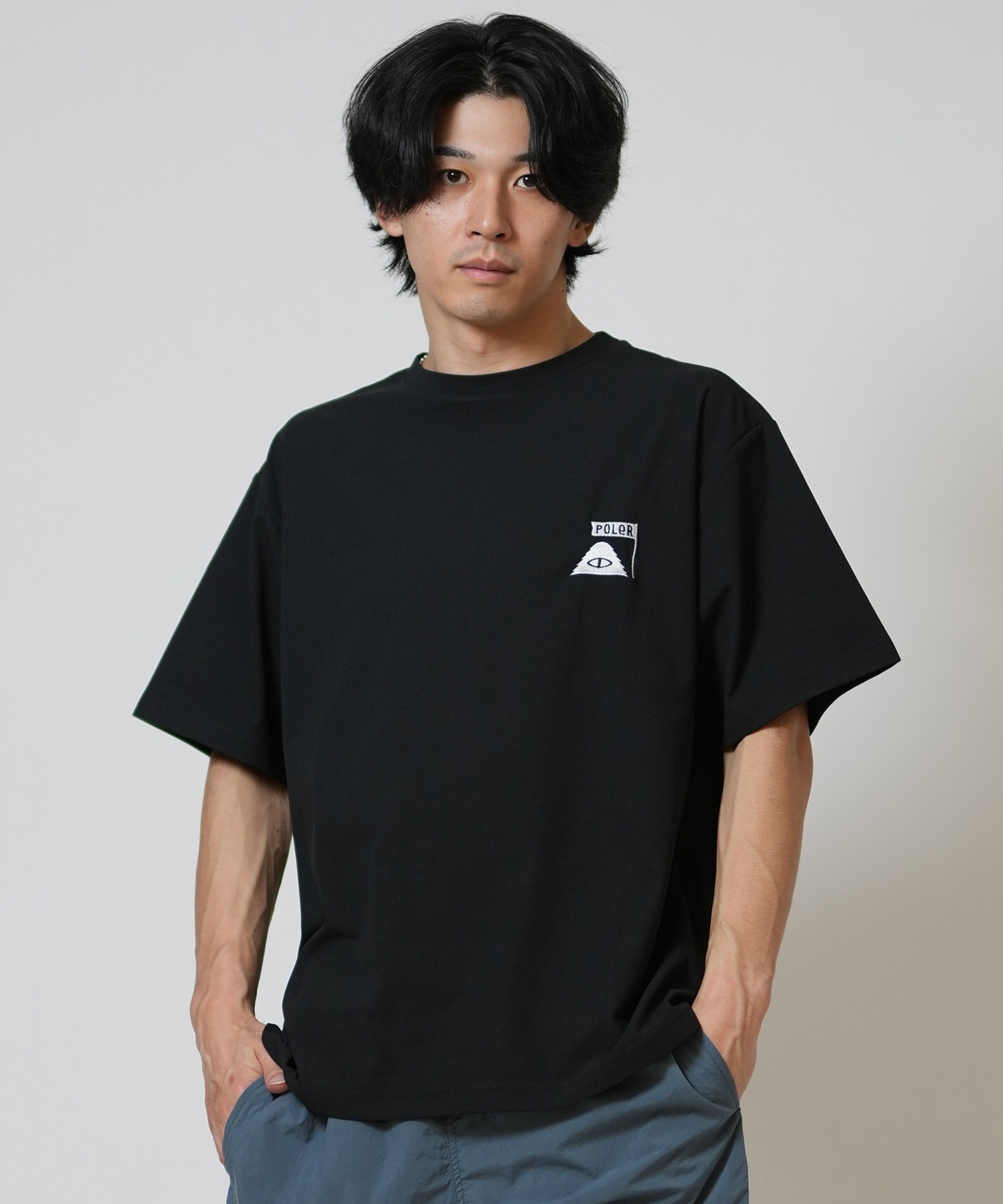 POLER ポーラー 半袖 Tシャツ メンズ UVカット 吸水速乾 耐塩素 SURF