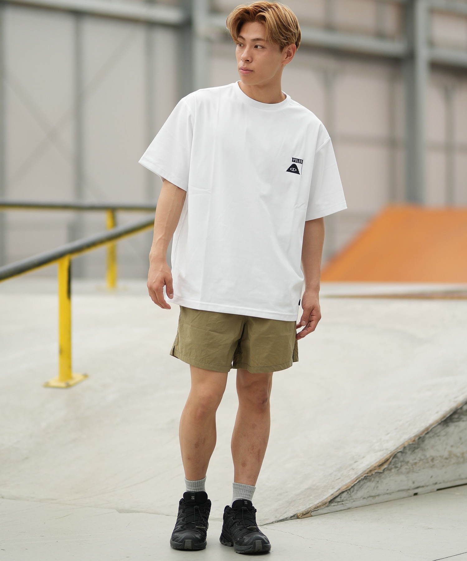 POLER ポーラー 半袖 Tシャツ メンズ UVカット 吸水速乾 耐塩素 SURF