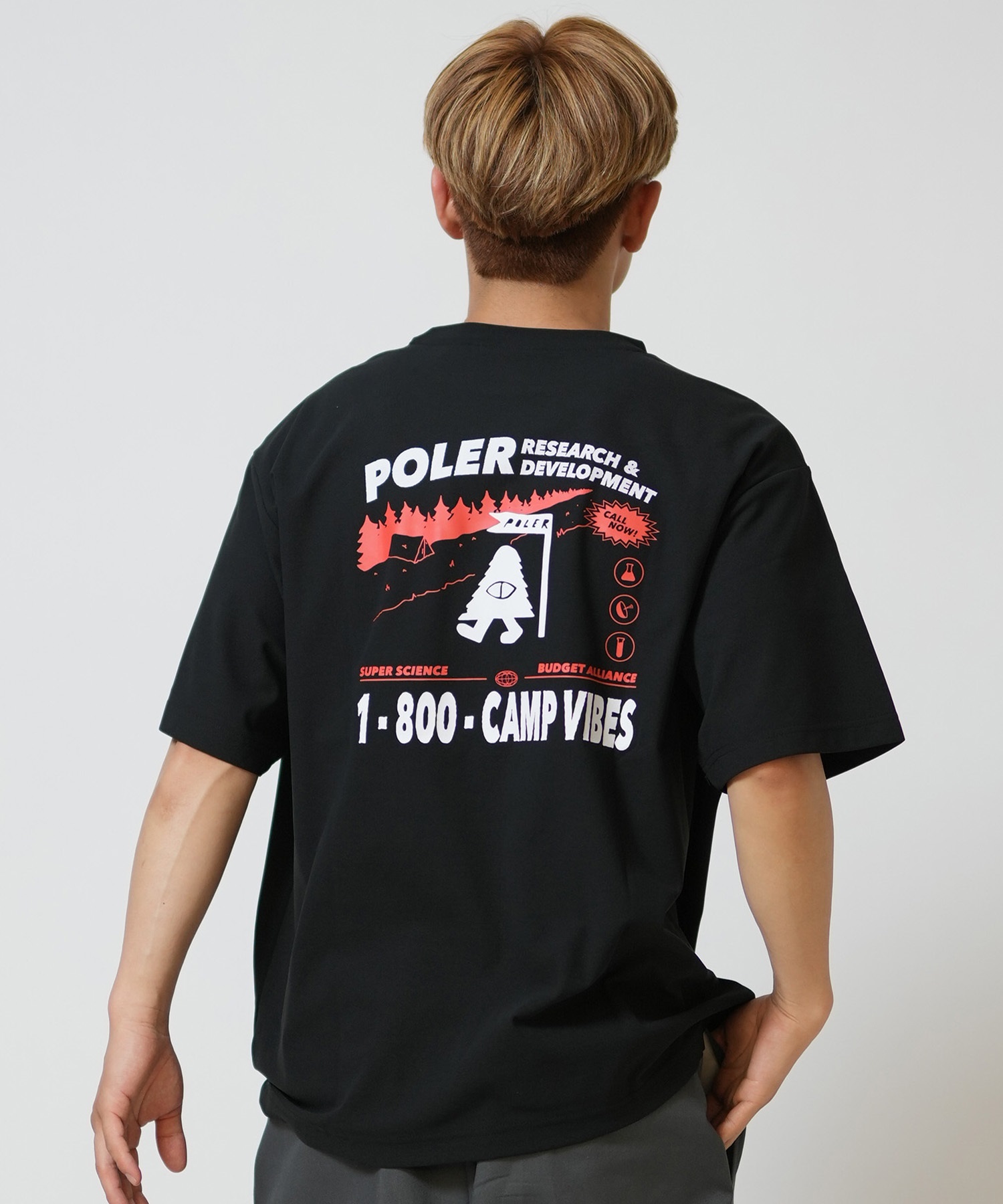 POLER ポーラー 半袖 Tシャツ メンズ UVカット 吸水速乾 耐塩素 SURF