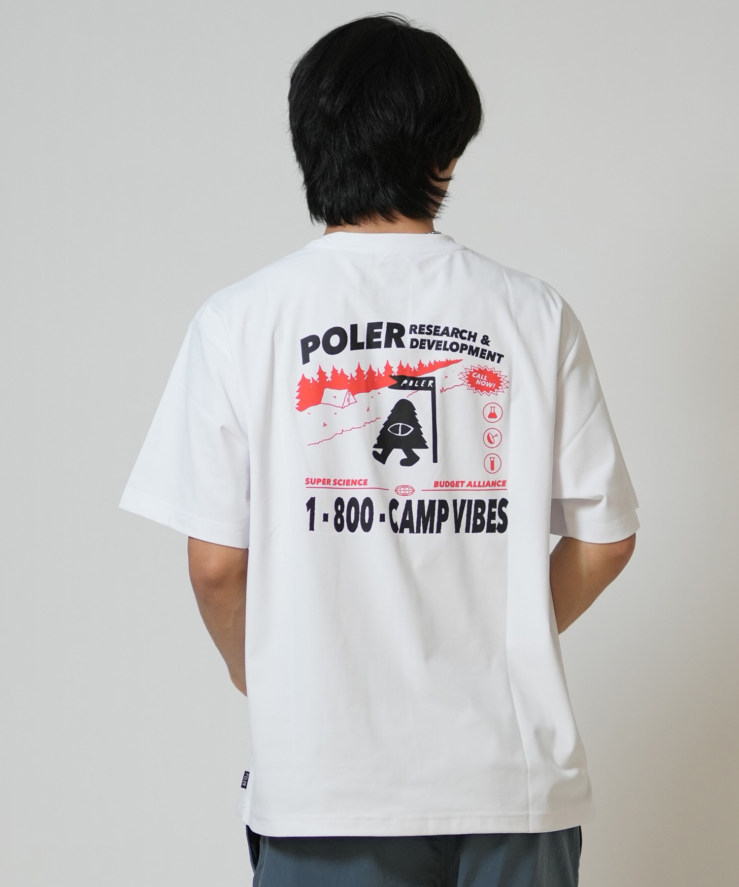 POLER ポーラー 半袖 Tシャツ メンズ UVカット 吸水速乾 耐塩素 SURF