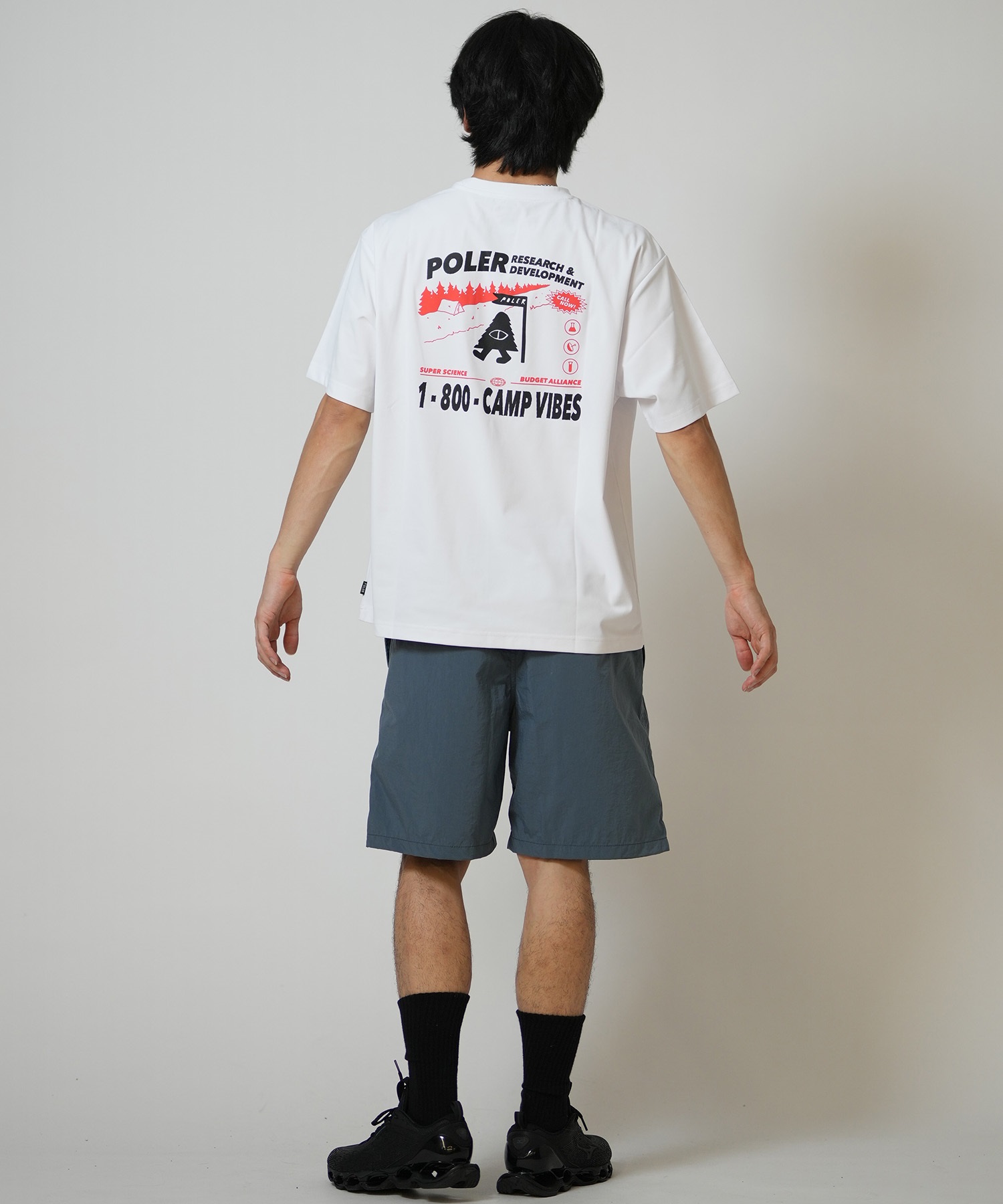 POLER ポーラー 半袖 Tシャツ メンズ UVカット 吸水速乾 耐塩素 SURF
