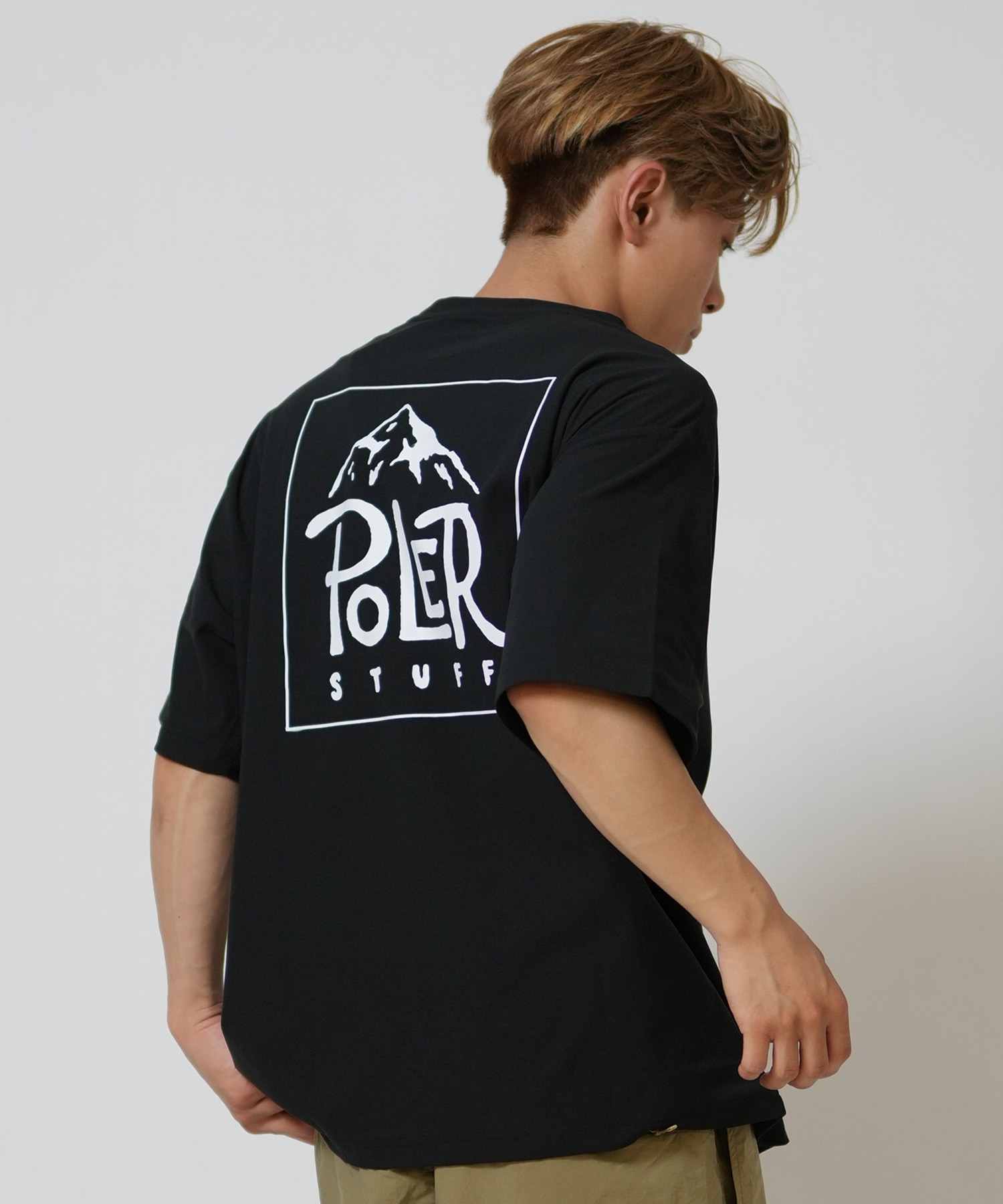 POLER ポーラー 半袖 Tシャツ メンズ UVカット 吸水速乾 耐塩素 SURF