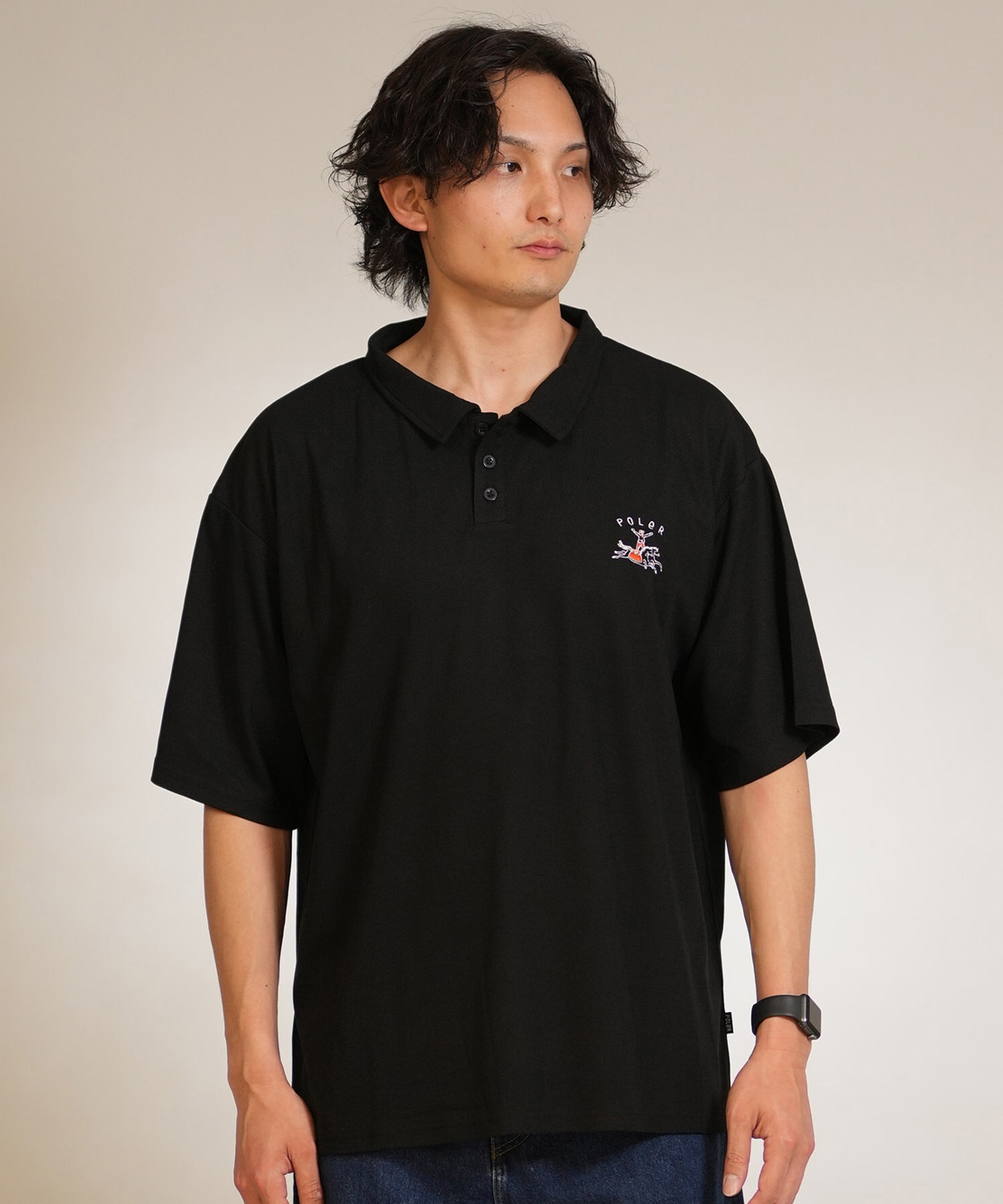 POLER ポーラー ポロシャツ メンズ 吸水速乾 HORSE RLX FIT D POLO