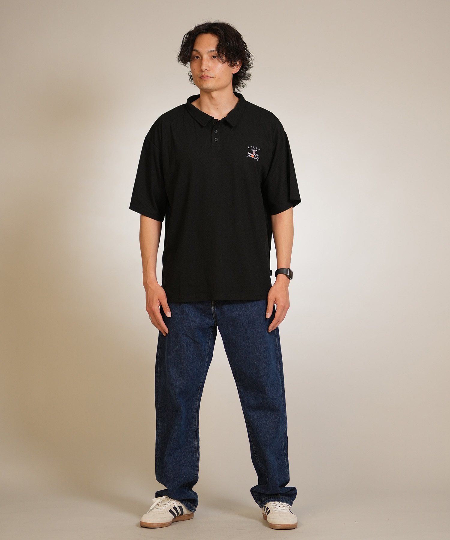 POLER ポーラー ポロシャツ メンズ 吸水速乾 HORSE RLX FIT D POLO