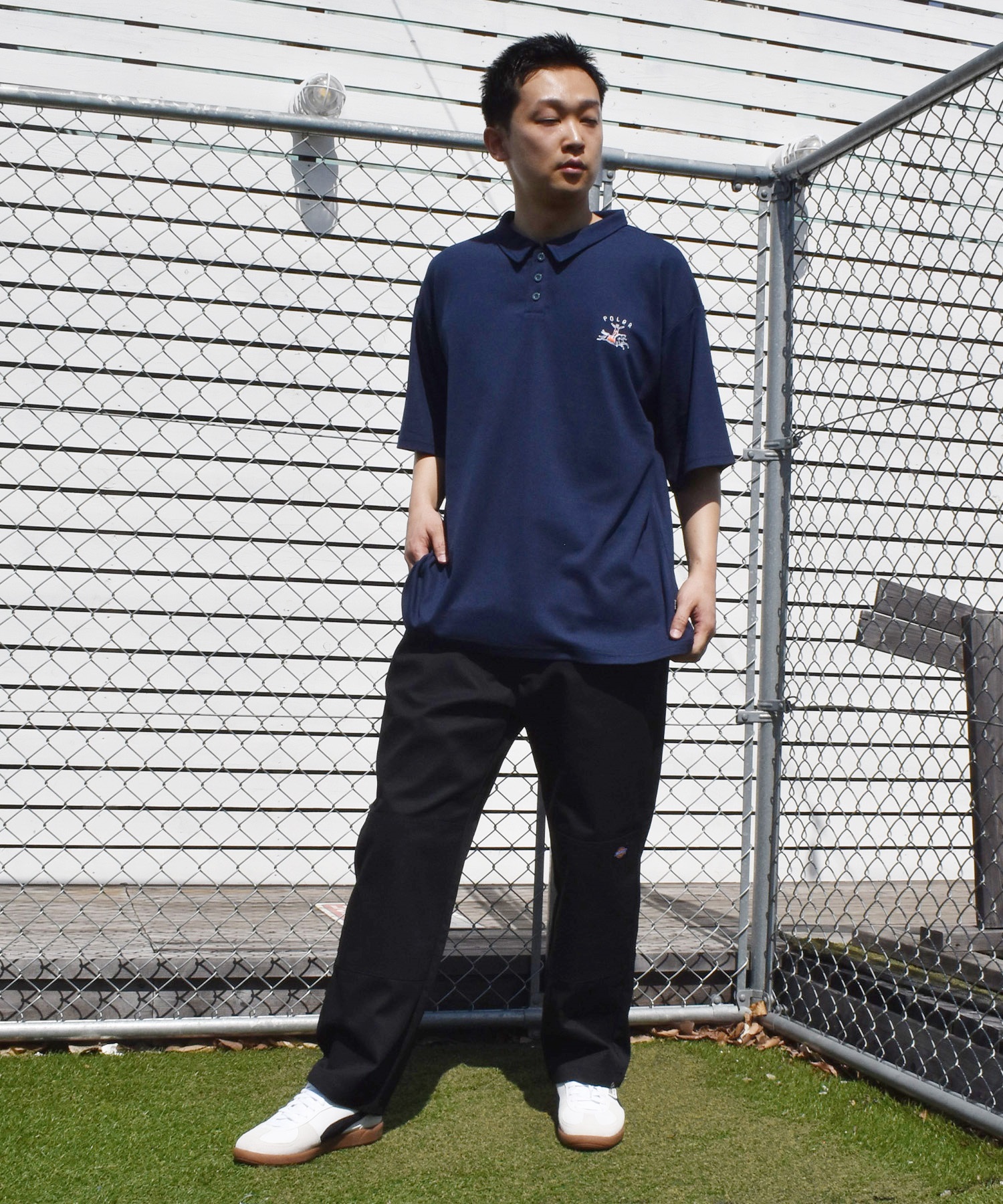 POLER ポーラー ポロシャツ メンズ 吸水速乾 HORSE RLX FIT D POLO