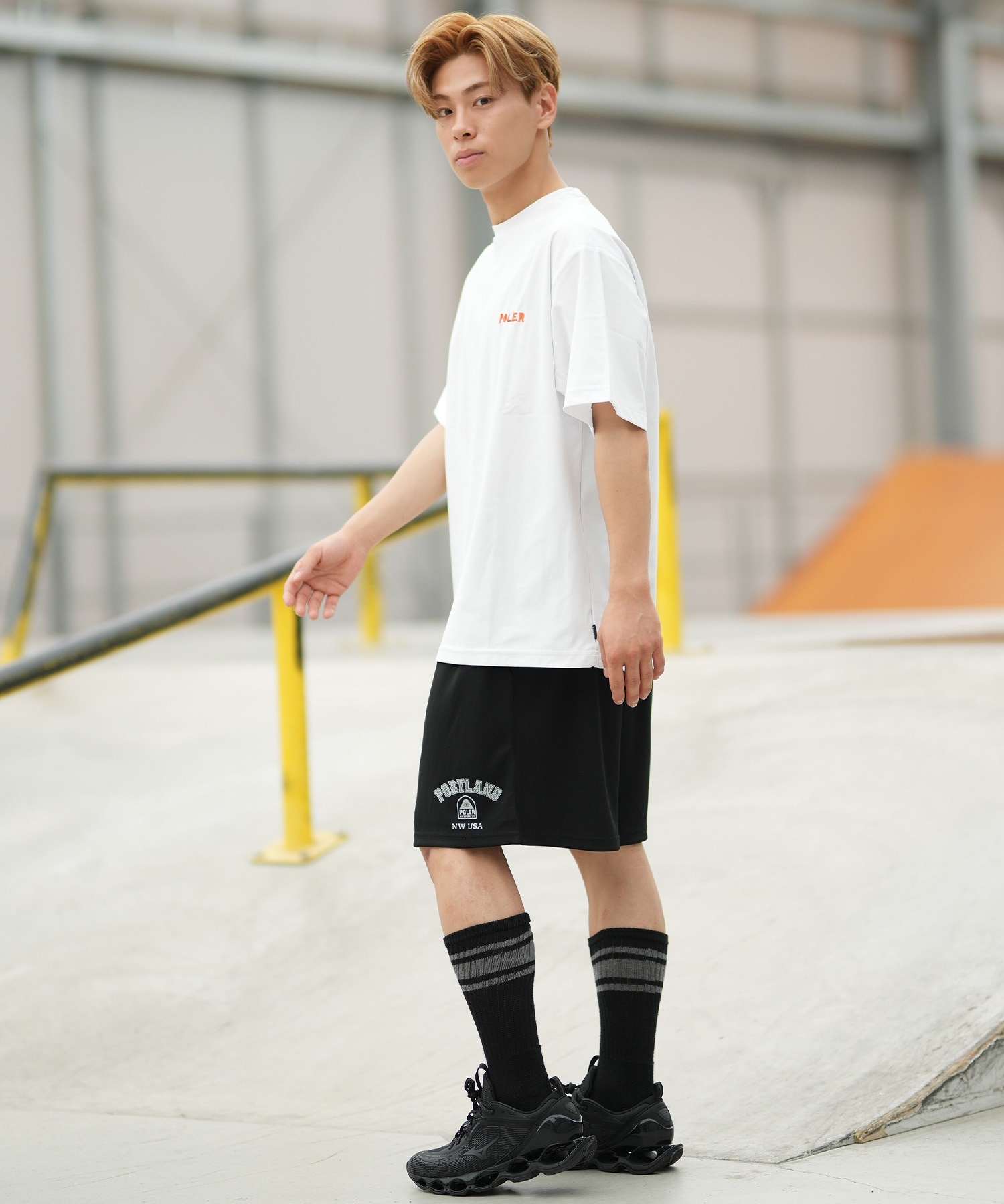POLER ポーラー ハーフパンツ ショートパンツ メンズ 水陸両用 QUICK
