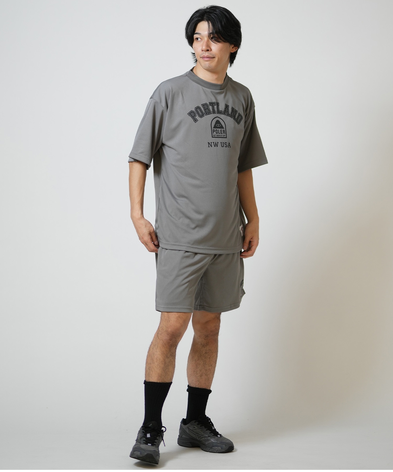 POLER ポーラー ハーフパンツ ショートパンツ メンズ 水陸両用 QUICK