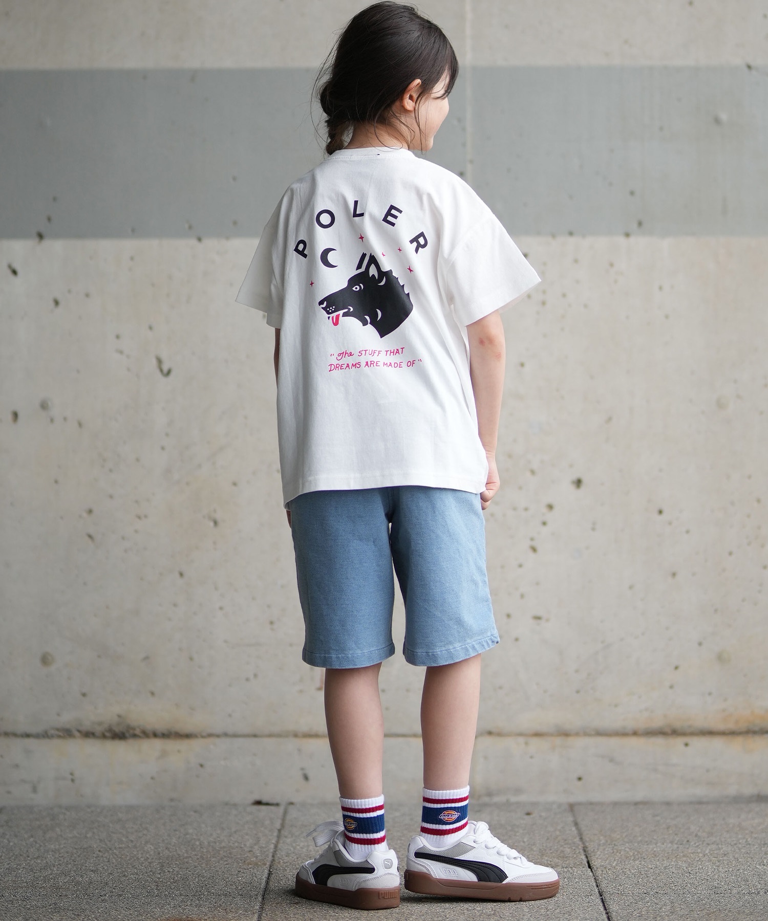 POLER ポーラー 半袖 Tシャツ キッズ ジュニア 子供 KIDS WOLF TEE