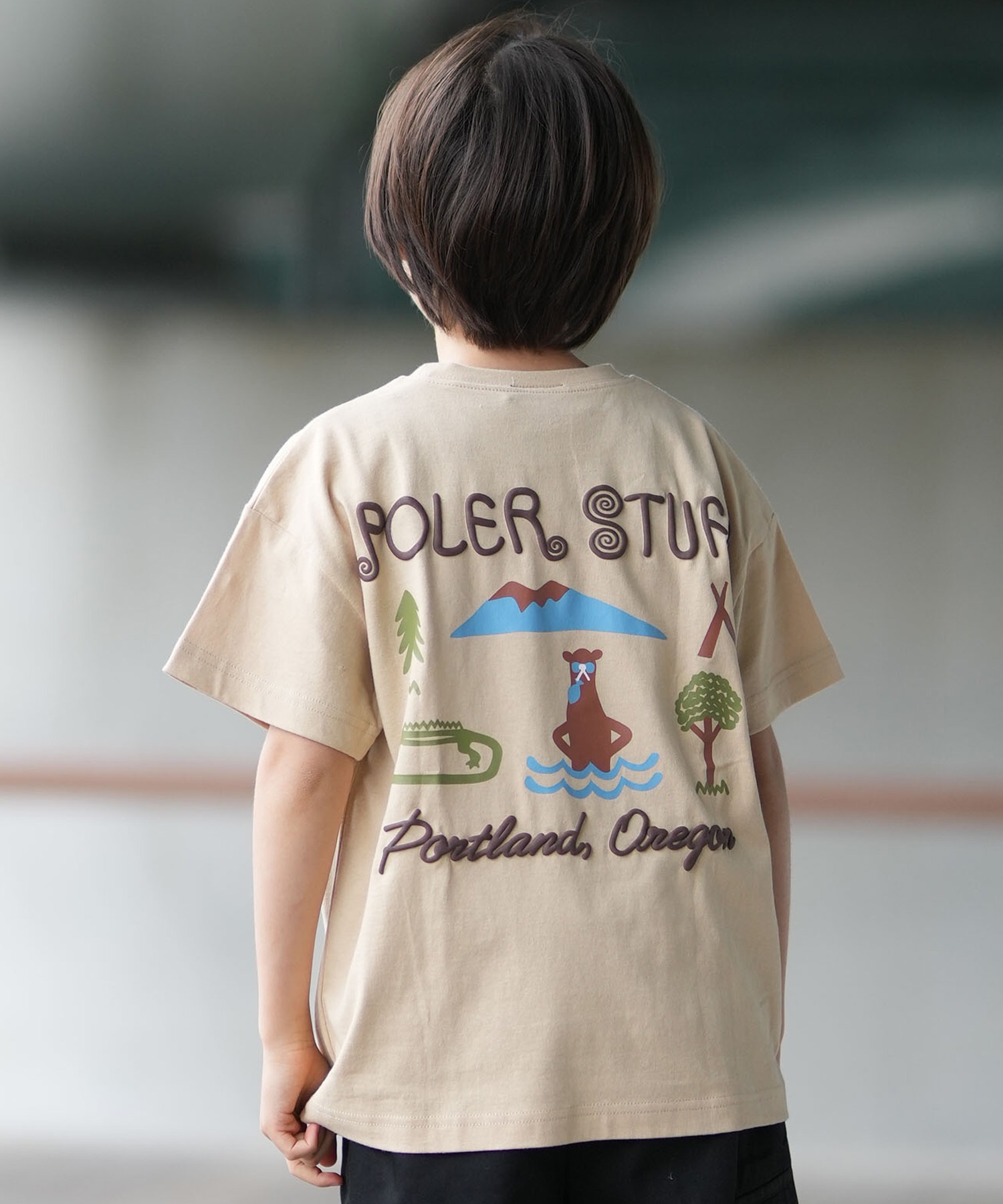 POLER ポーラー 半袖 Tシャツ キッズ ジュニア 子供 KIDS TOURIST TRAP