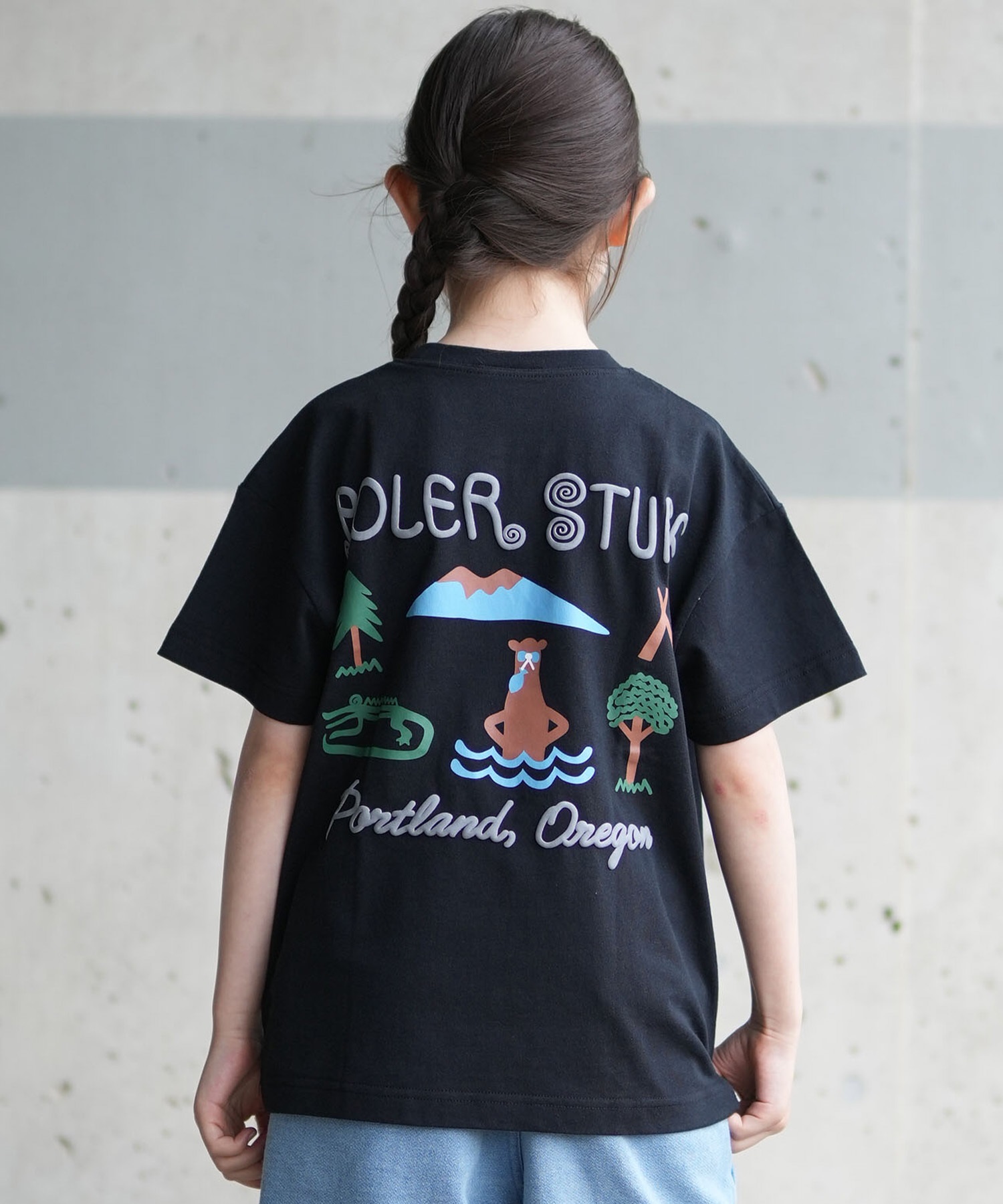 POLER ポーラー 半袖 Tシャツ キッズ ジュニア 子供 KIDS TOURIST TRAP