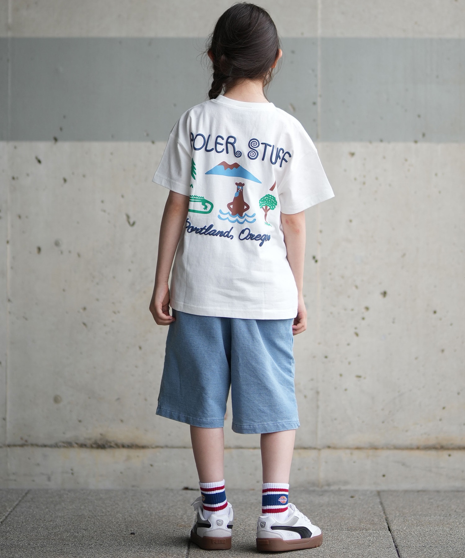 POLER ポーラー 半袖 Tシャツ キッズ ジュニア 子供 KIDS TOURIST TRAP