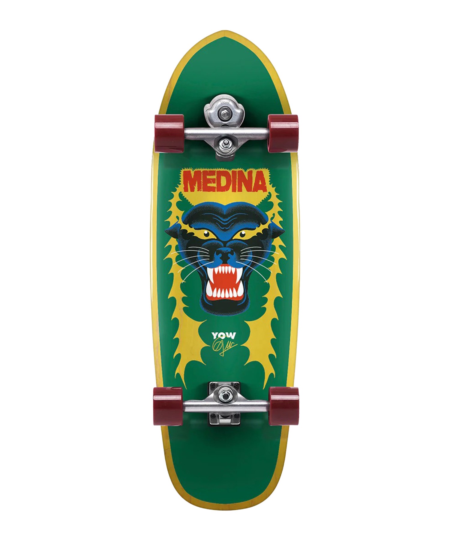 YOW ヤウ サーフ スケートボード コンプリート 33.5inch MEDINA