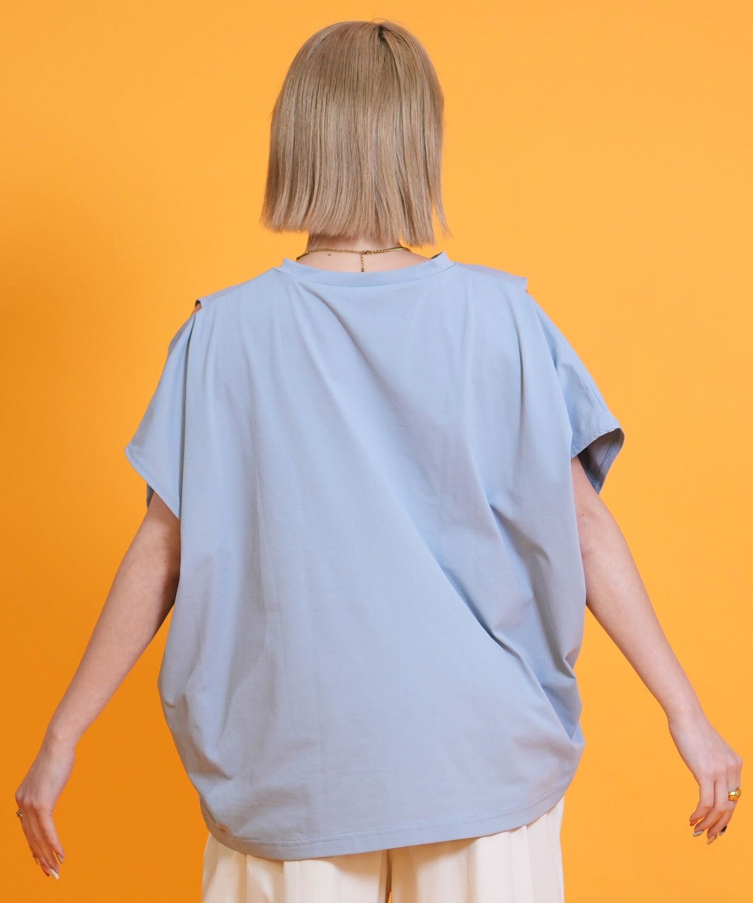 Ungrid アングリッド 半袖 Tシャツ レディース ショルダースリット