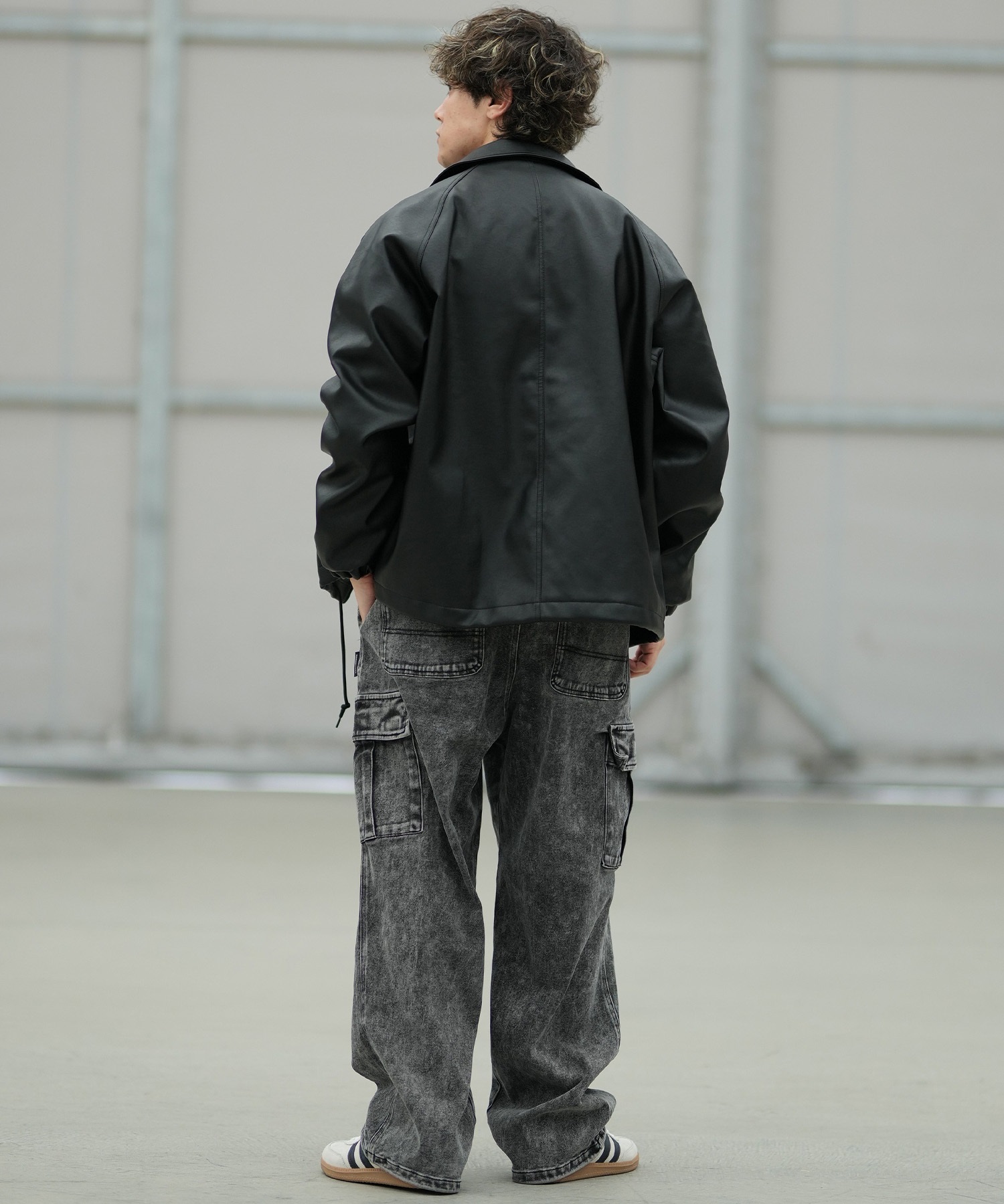 RVCA ルーカ ジャケット メンズ フェイクレザー FAKE LETHER COACH