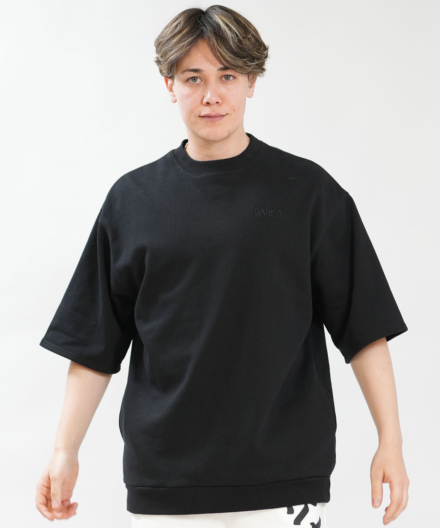 RVCA ルーカ トレーナー スウェット 半袖 Tシャツ メンズ BACK SIDE