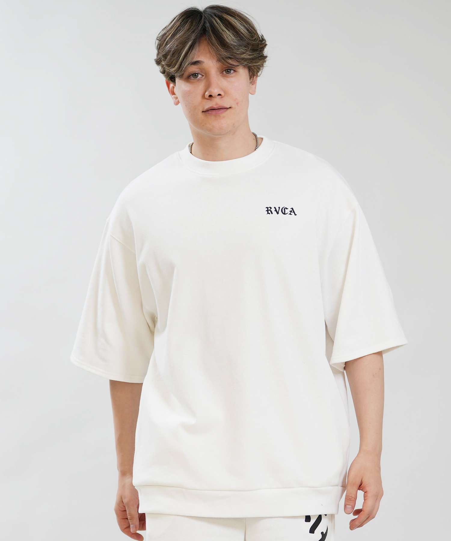 RVCA ルーカ トレーナー スウェット 半袖 Tシャツ メンズ BACK SIDE