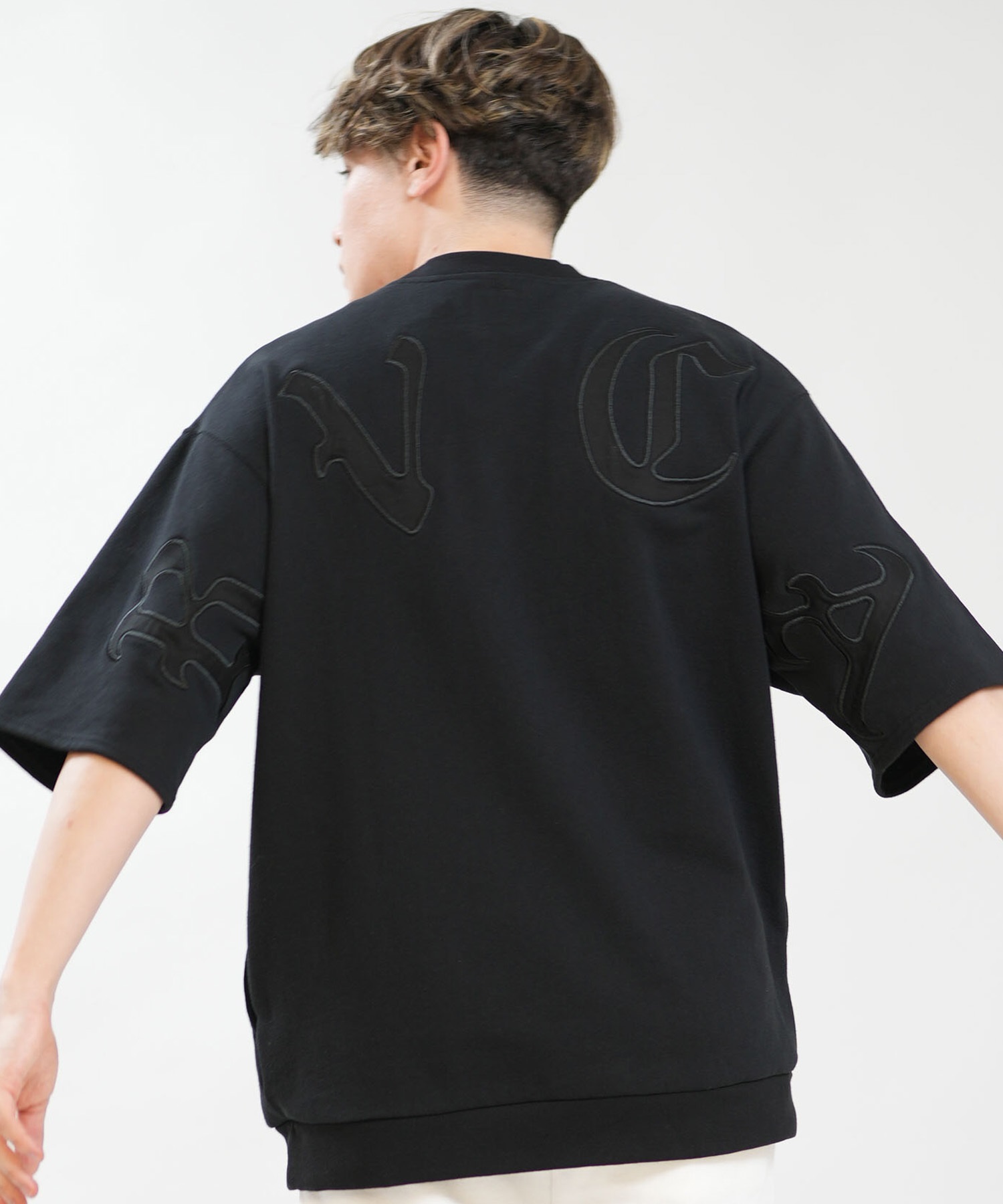 RVCA ルーカ トレーナー スウェット 半袖 Tシャツ メンズ BACK SIDE
