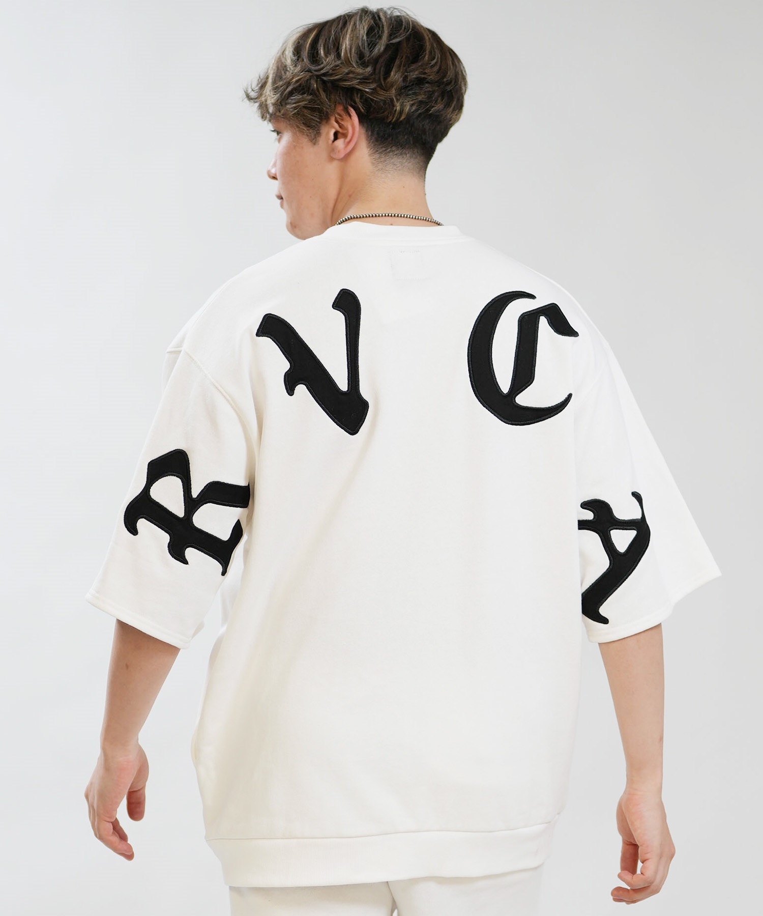 RVCA ルーカ トレーナー スウェット 半袖 Tシャツ メンズ BACK SIDE