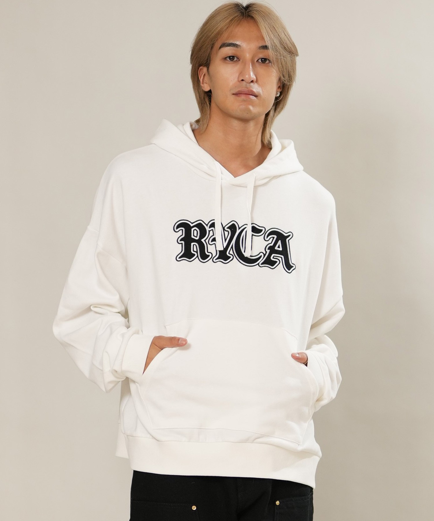 RVCA ルーカ プルオーバー パーカー フーディー メンズ ロゴ BALANCE