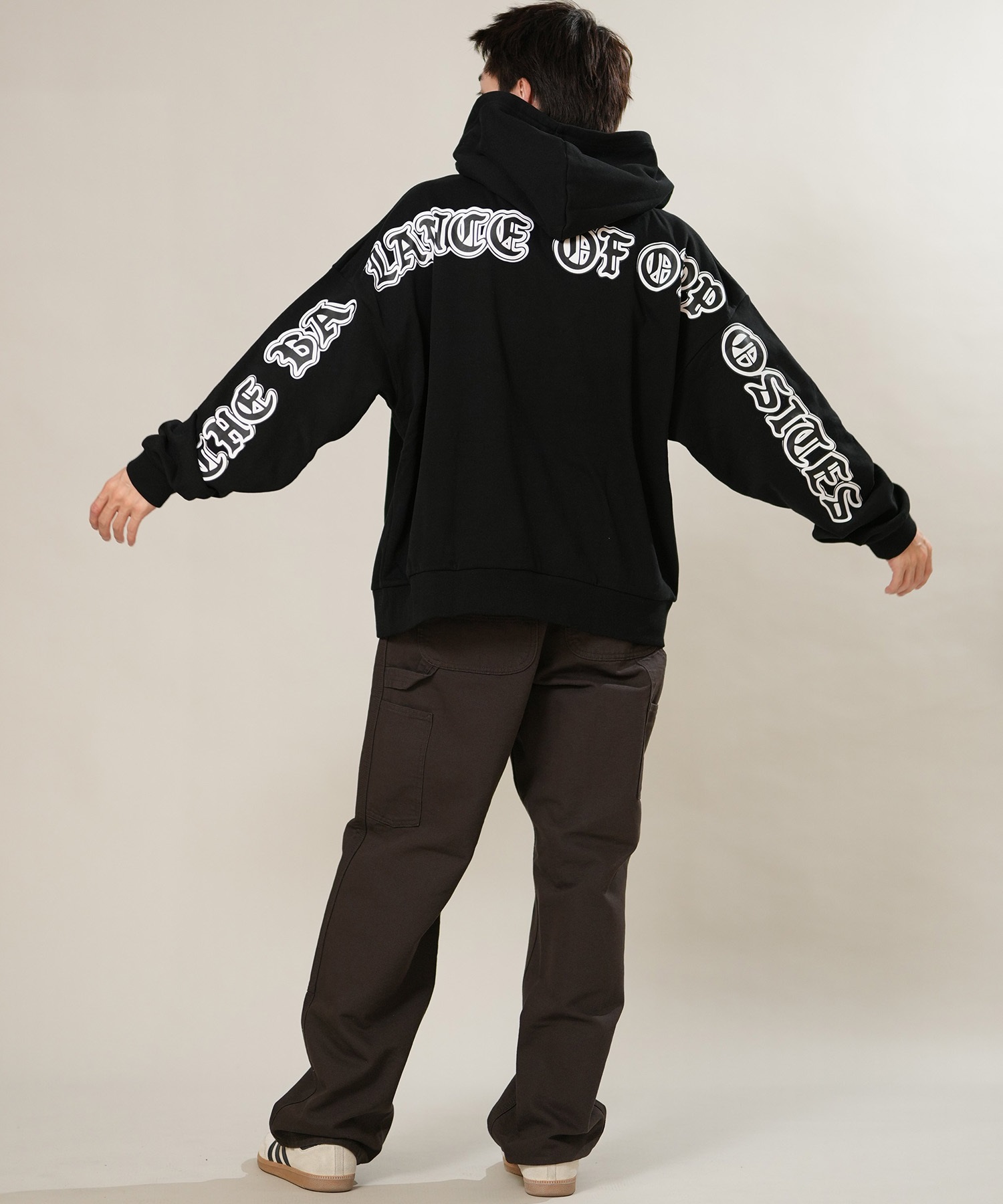 RVCA ルーカ プルオーバー パーカー フーディー メンズ ロゴ BALANCE