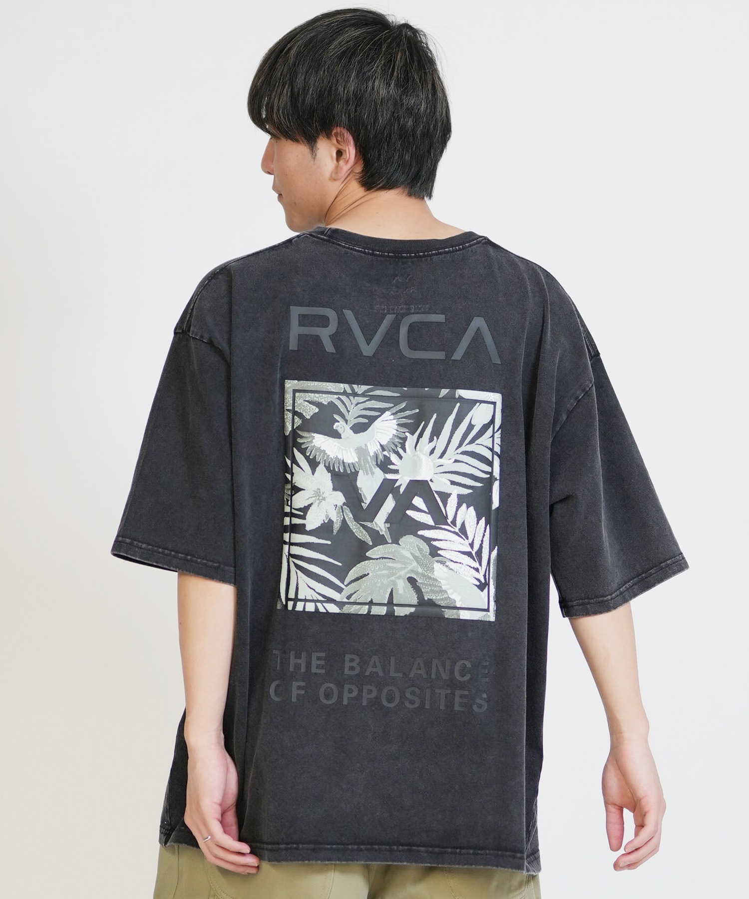 RVCA ルーカ 半袖 Tシャツ メンズ バックプリント PARADAISE BOX SS