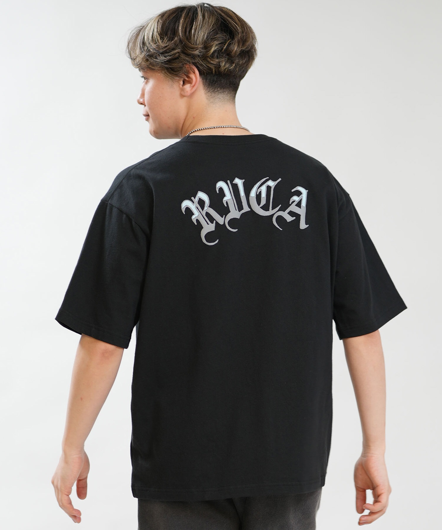 RVCA ルーカ 半袖 Tシャツ メンズ バックプリント BACK SIDE OE RVCA