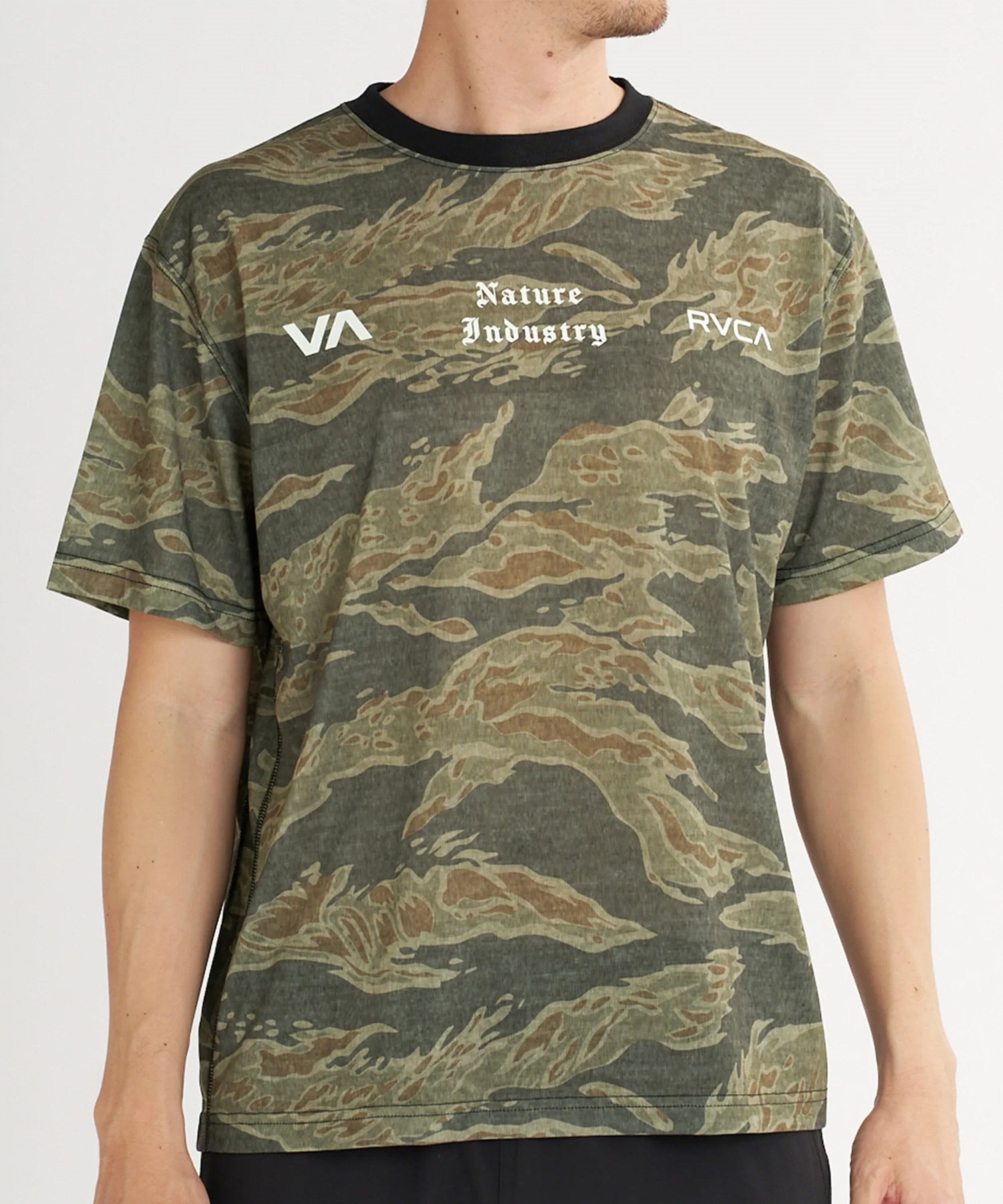 RVCA ルーカ 半袖 Tシャツ メンズ ロゴ バックプリント 速乾 軽量