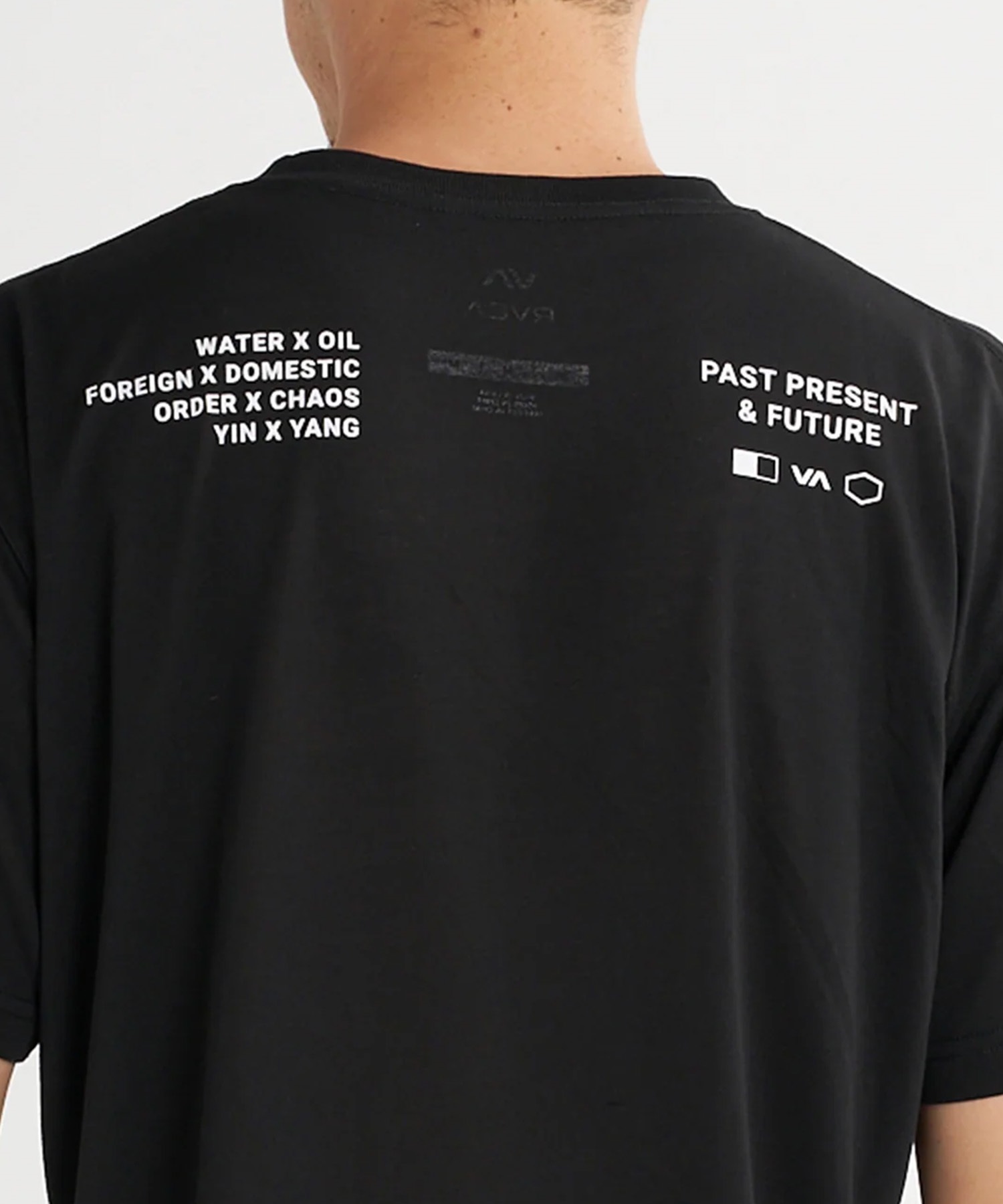 RVCA ルーカ 半袖 Tシャツ メンズ ロゴ バックプリント 速乾 軽量