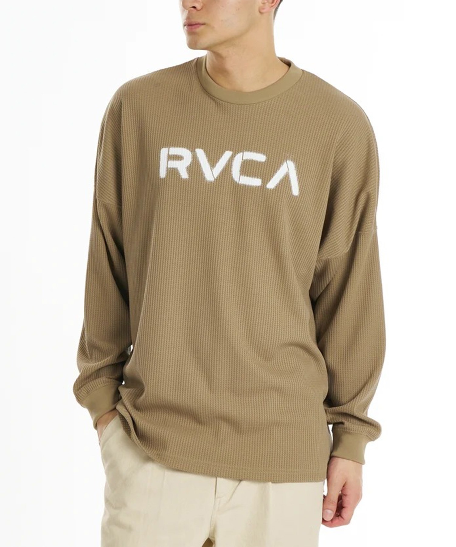 RVCA ルーカ 長袖 Tシャツ ロンT メンズ ワッフルTシャツ DAY SHIFT