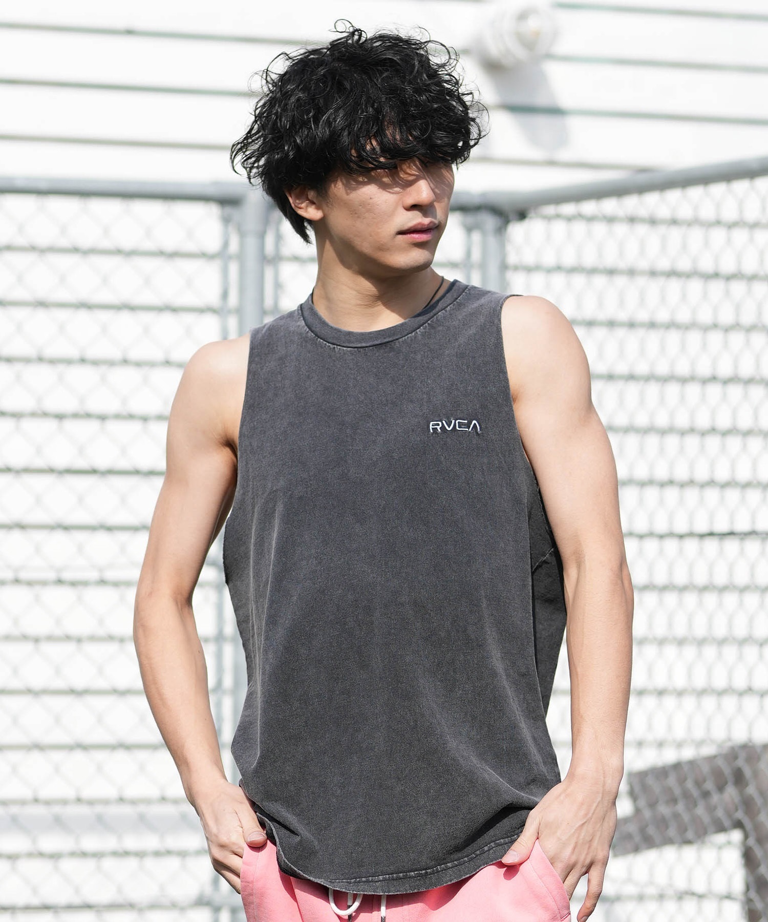 RVCA ルーカ タンクトップ メンズ シンプル BIG VA TT BG041P04 