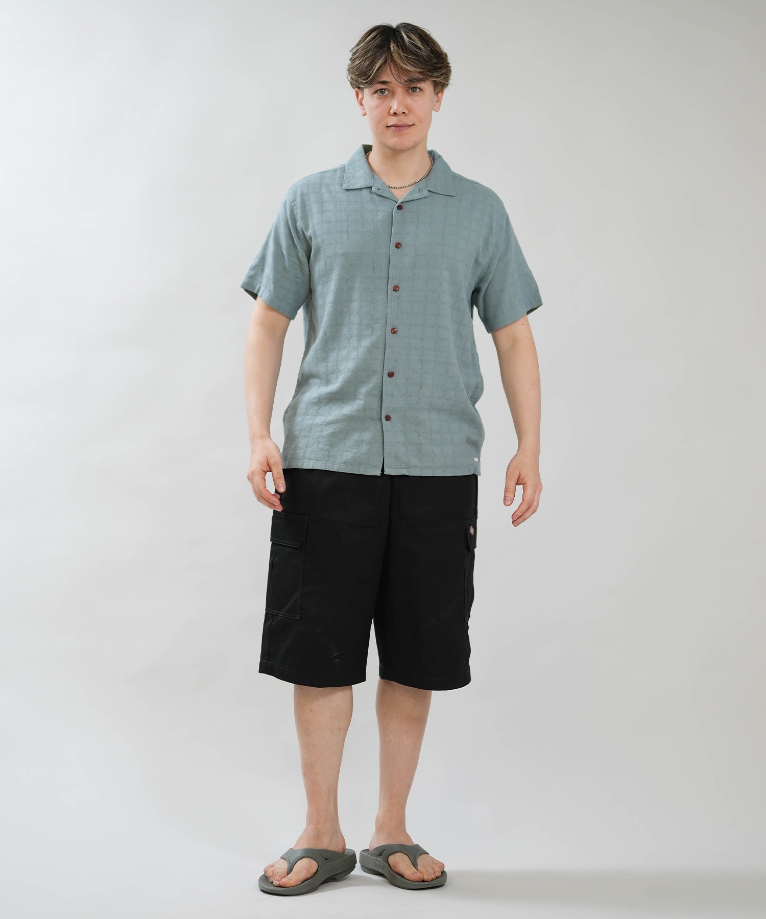 RVCA ルーカ 半袖 シャツ メンズ シンプル VACANCY SS BG041141