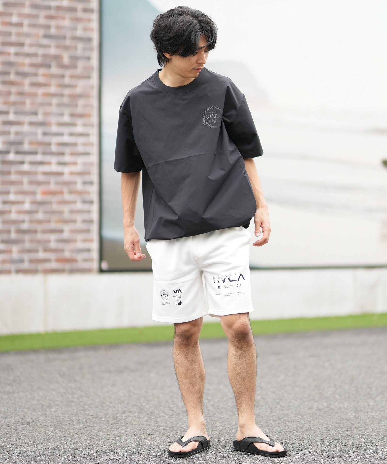 RVCA ルーカ ハーフパンツ ショートパンツ メンズ ロゴ SPLIT ALL WS