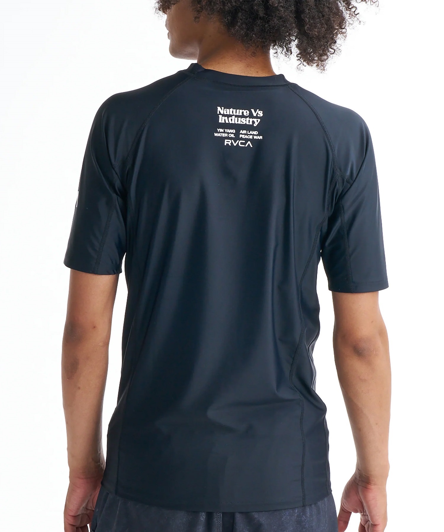 RVCA ルーカ 水着 ラッシュガード 半袖 Tシャツ メンズ UVカット 吸水