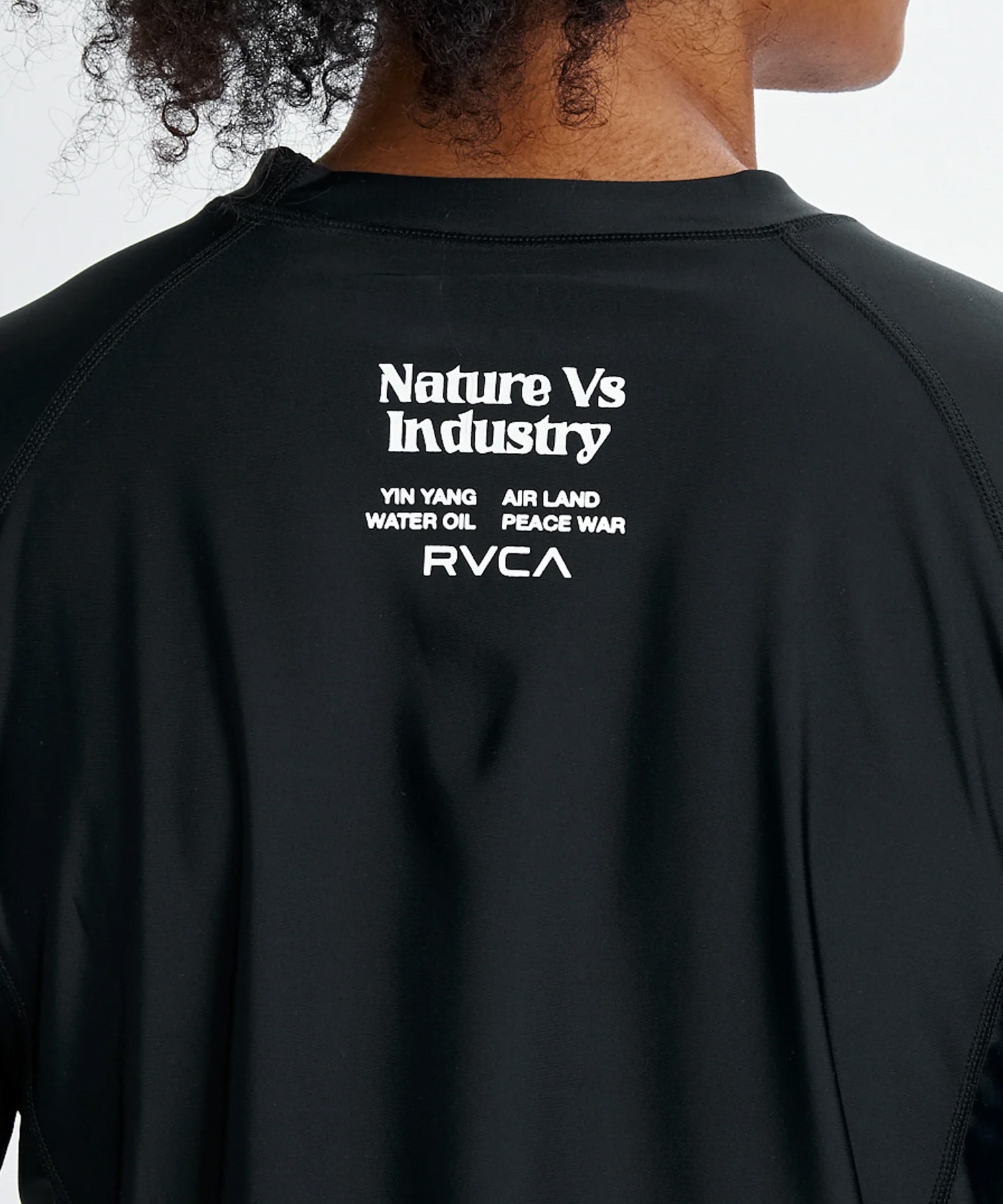 RVCA ルーカ 水着 ラッシュガード 半袖 Tシャツ メンズ UVカット 吸水
