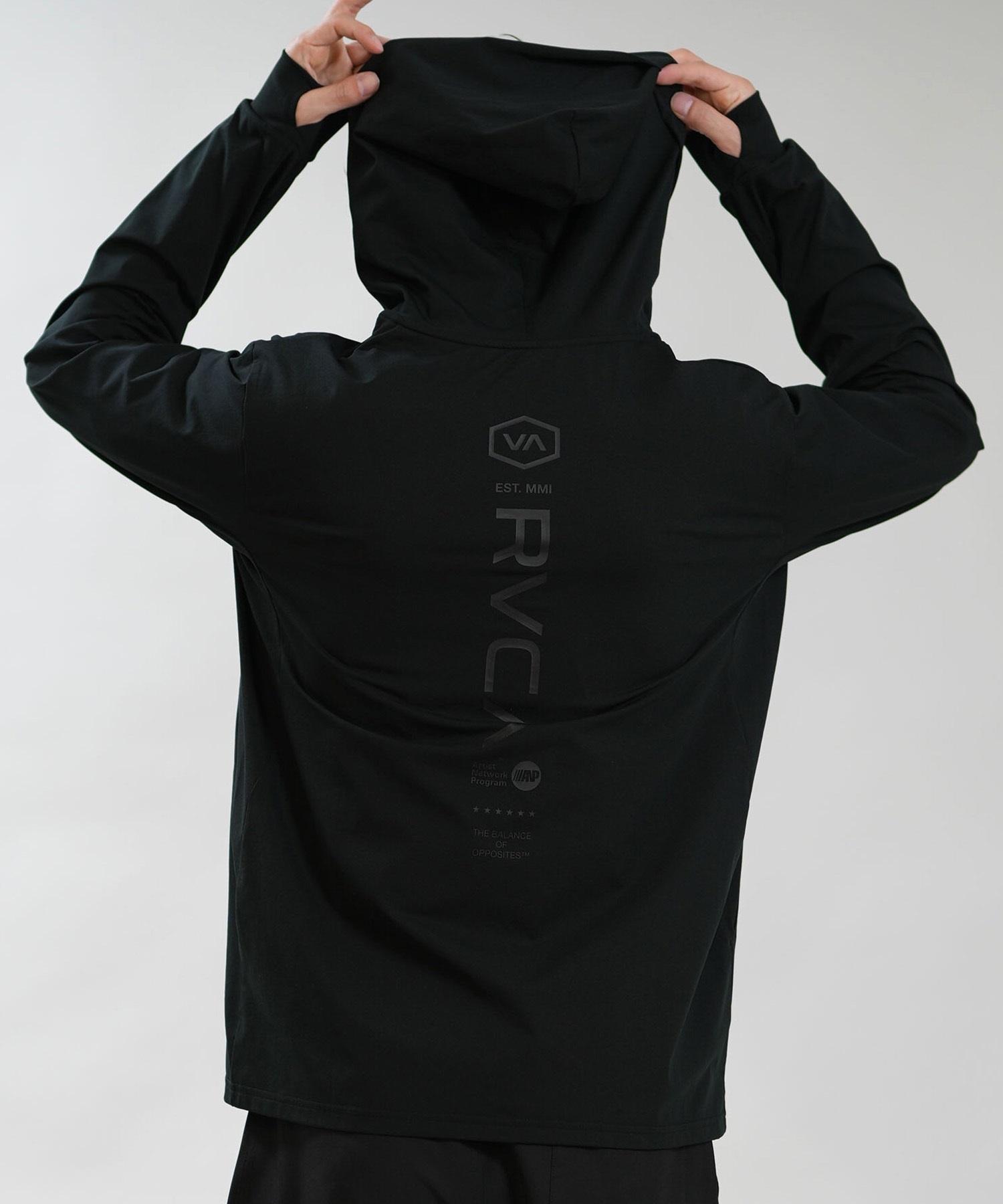 RVCA ルーカ 水着 ラッシュガード ジップアップ パーカー メンズ UV