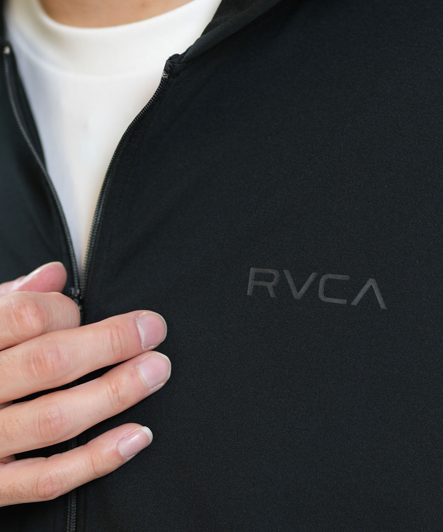 RVCA ルーカ 水着 ラッシュガード ジップアップ パーカー メンズ UV