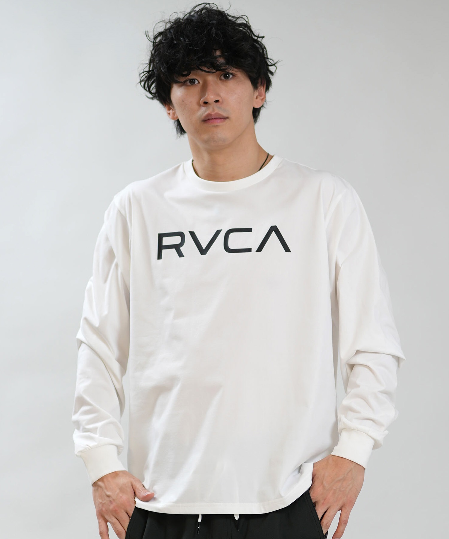 RVCA ルーカ 水着 ラッシュガード 長袖 Tシャツ ロンT メンズ UVカット