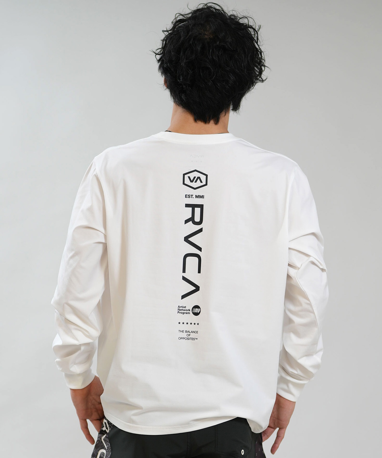 RVCA ルーカ 水着 ラッシュガード 長袖 Tシャツ ロンT メンズ UVカット