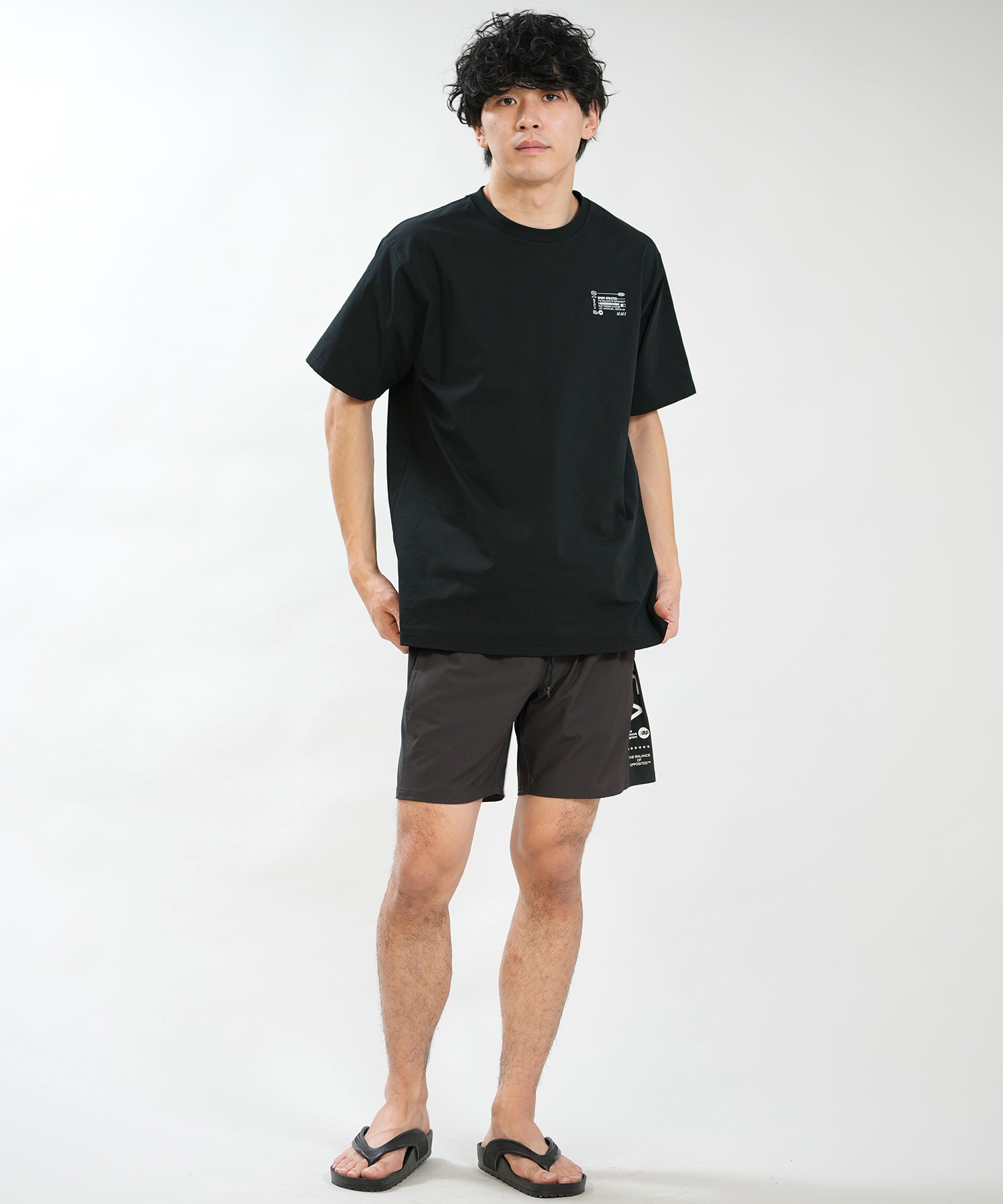 RVCA ルーカ 水着 ラッシュガード 半袖 Tシャツ メンズ UVカット 吸水
