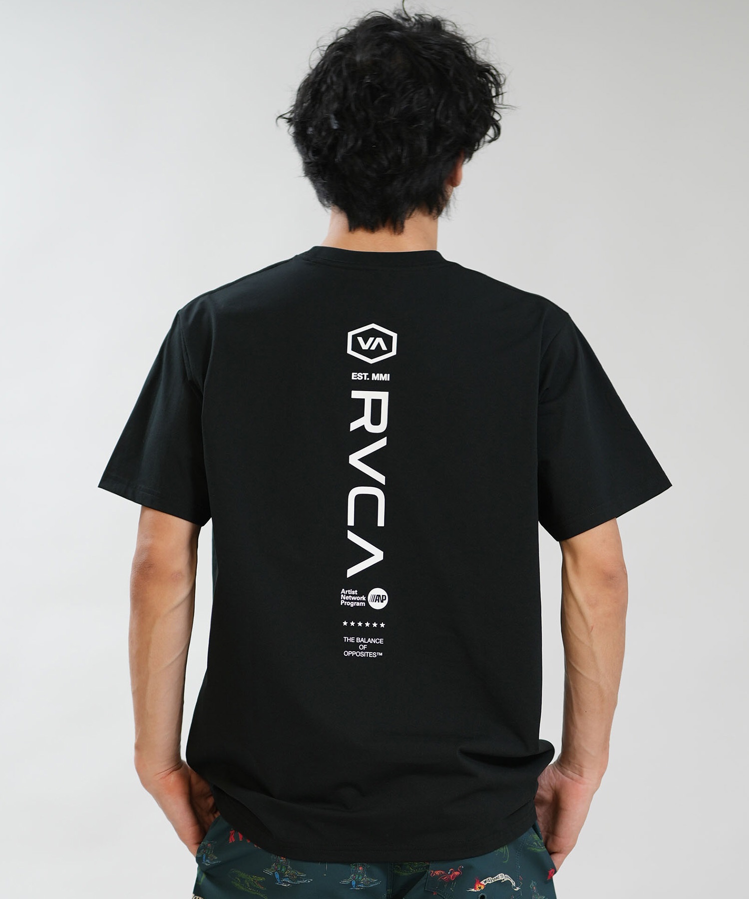 RVCA ルーカ 水着 ラッシュガード 半袖 Tシャツ メンズ UVカット 吸水