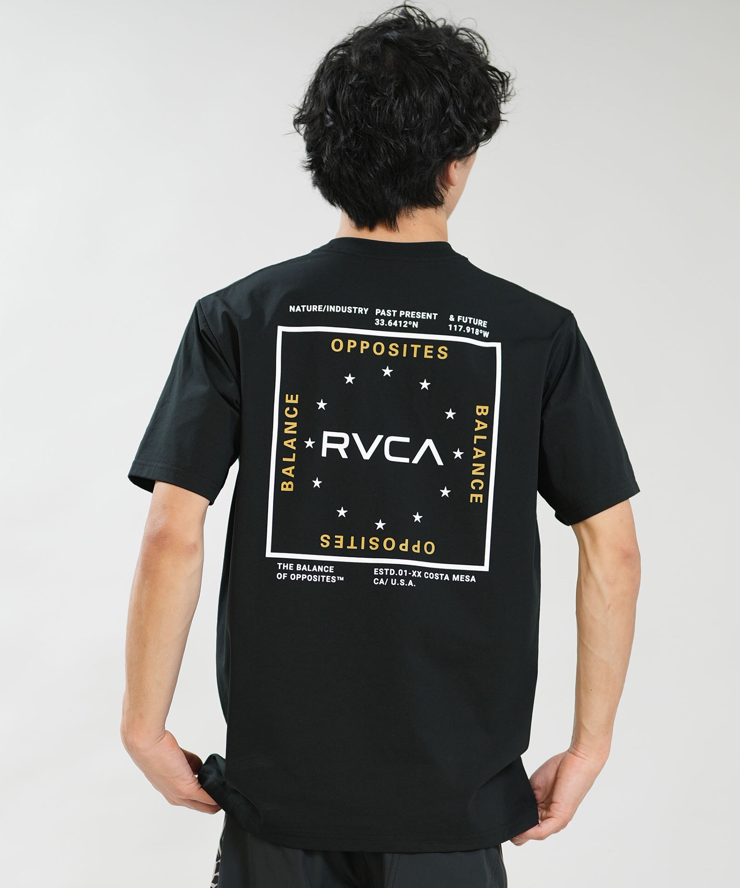 RVCA ルーカ 水着 ラッシュガード 半袖 Tシャツ メンズ UVカット 吸水