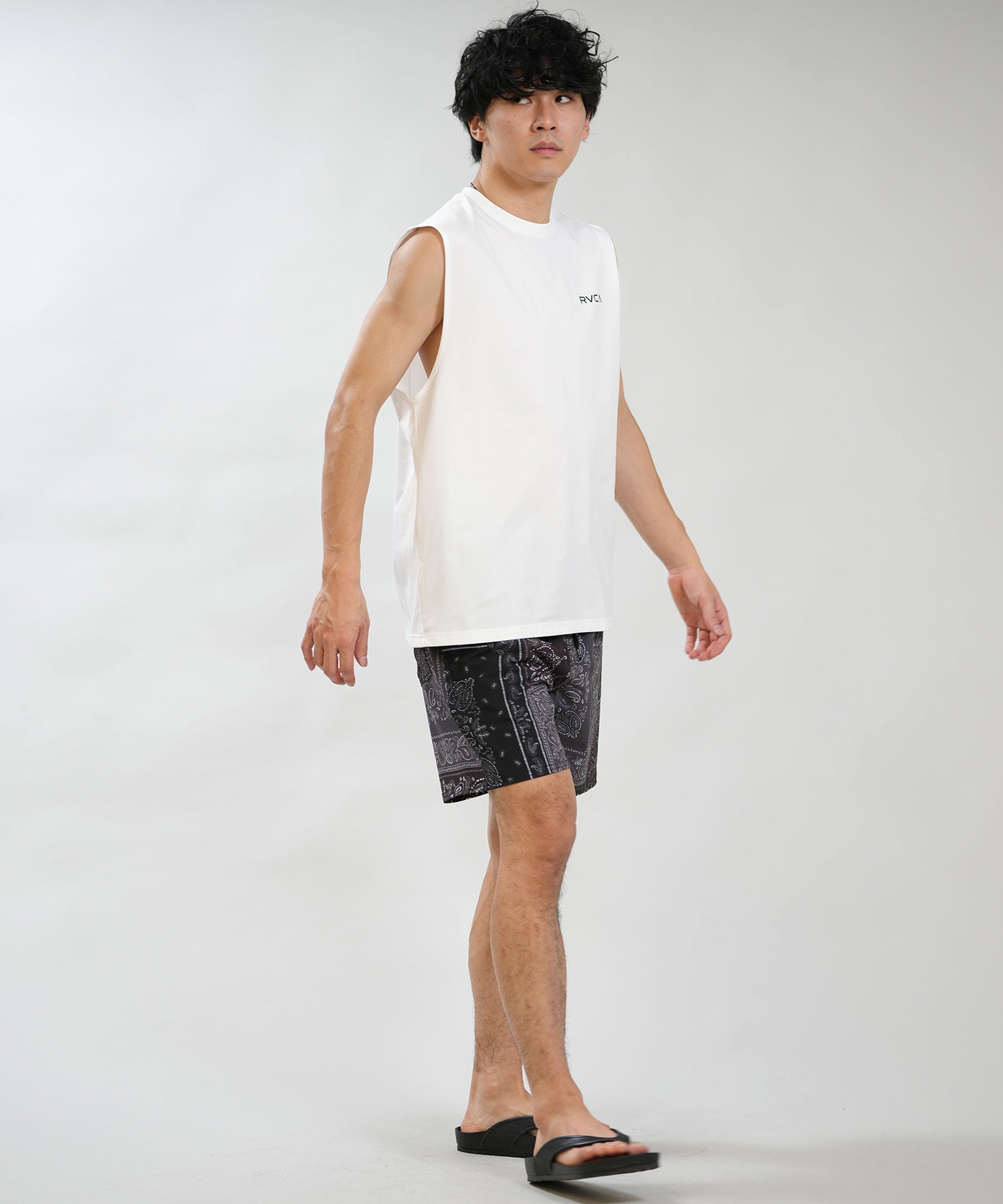 RVCA ルーカ 水着 ラッシュガード タンクトップ メンズ UVカット 吸水