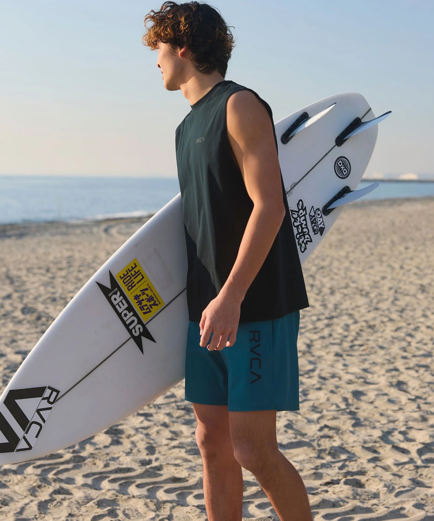 RVCA ルーカ 水着 ラッシュガード タンクトップ メンズ UVカット 吸水